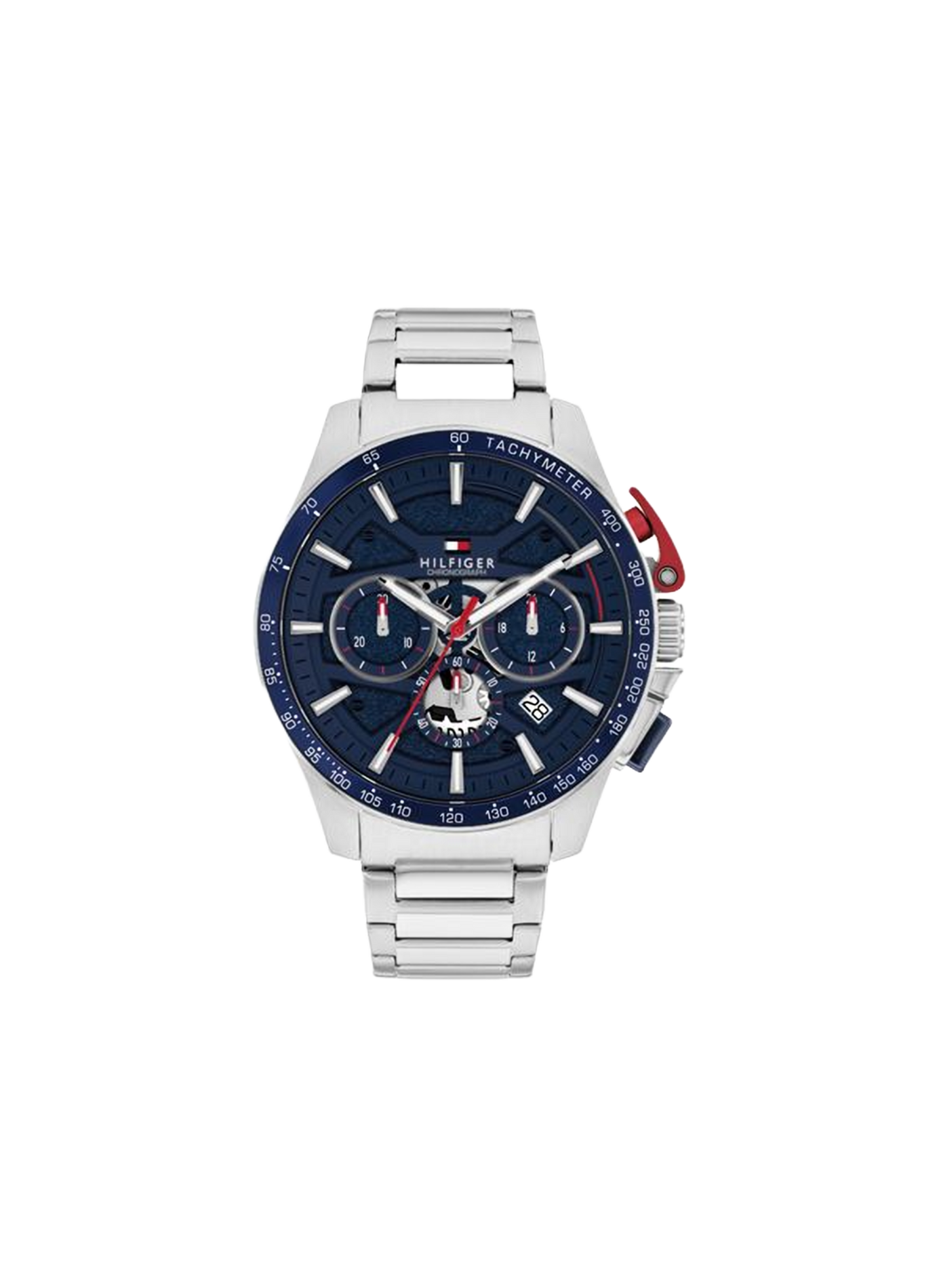 Montre Bank en acier inoxydable TOMMY HILFIGER MONTRES Argent