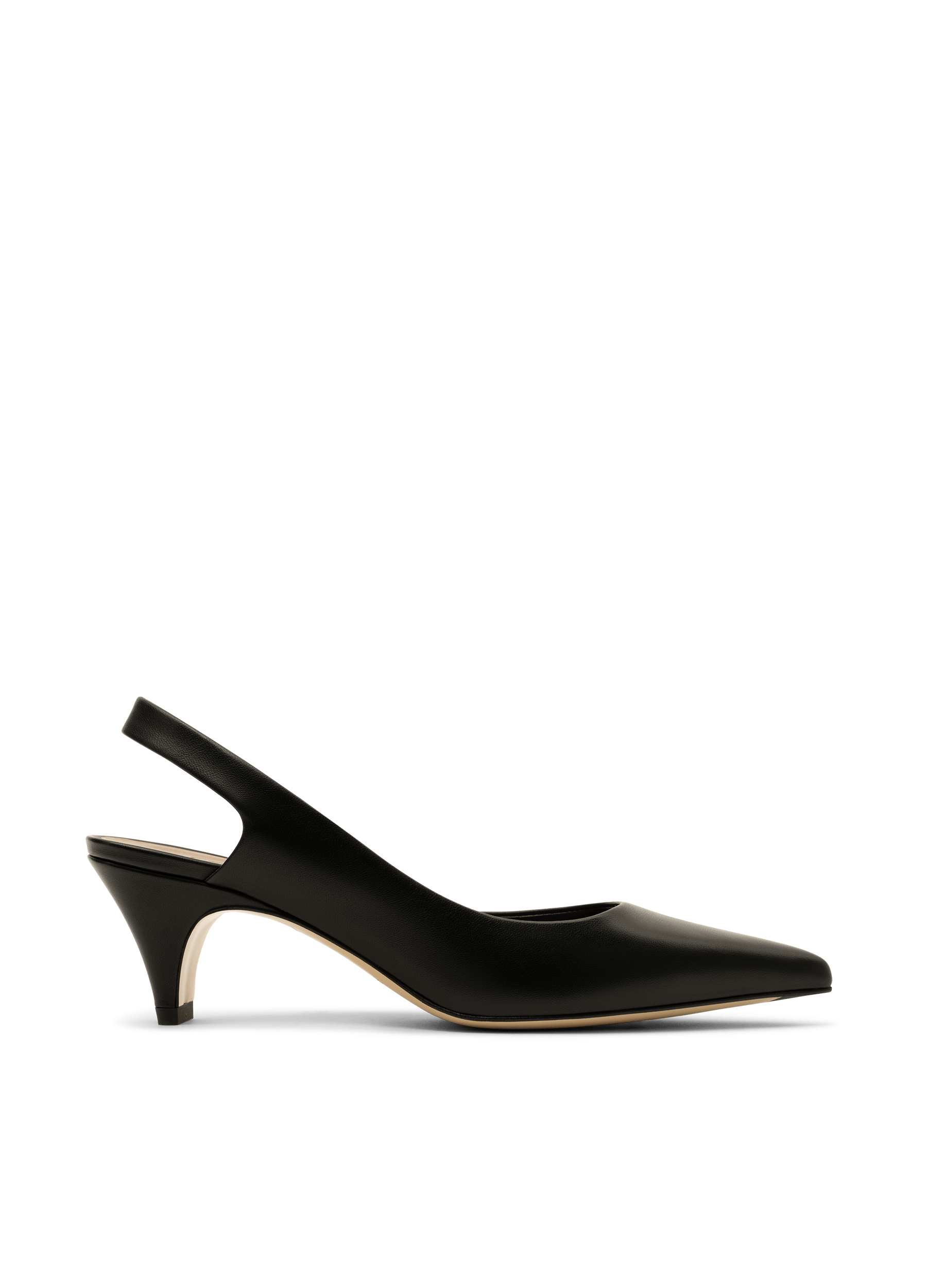 Sling back jadea en nappa PARALLELE Noir