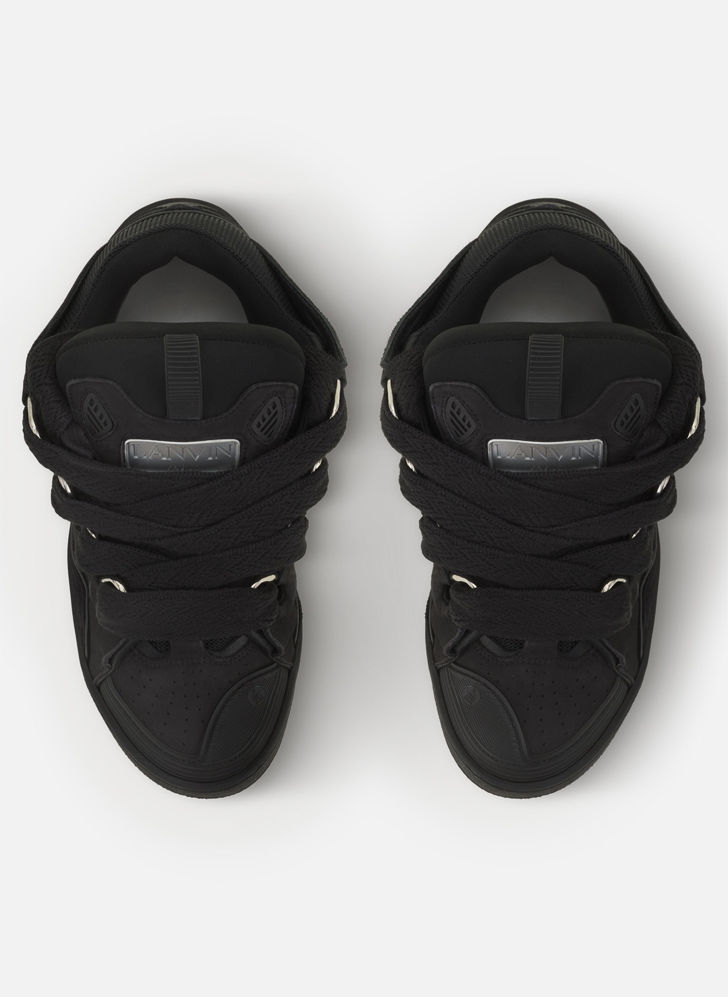Sneakers curb en cuir LANVIN Noir