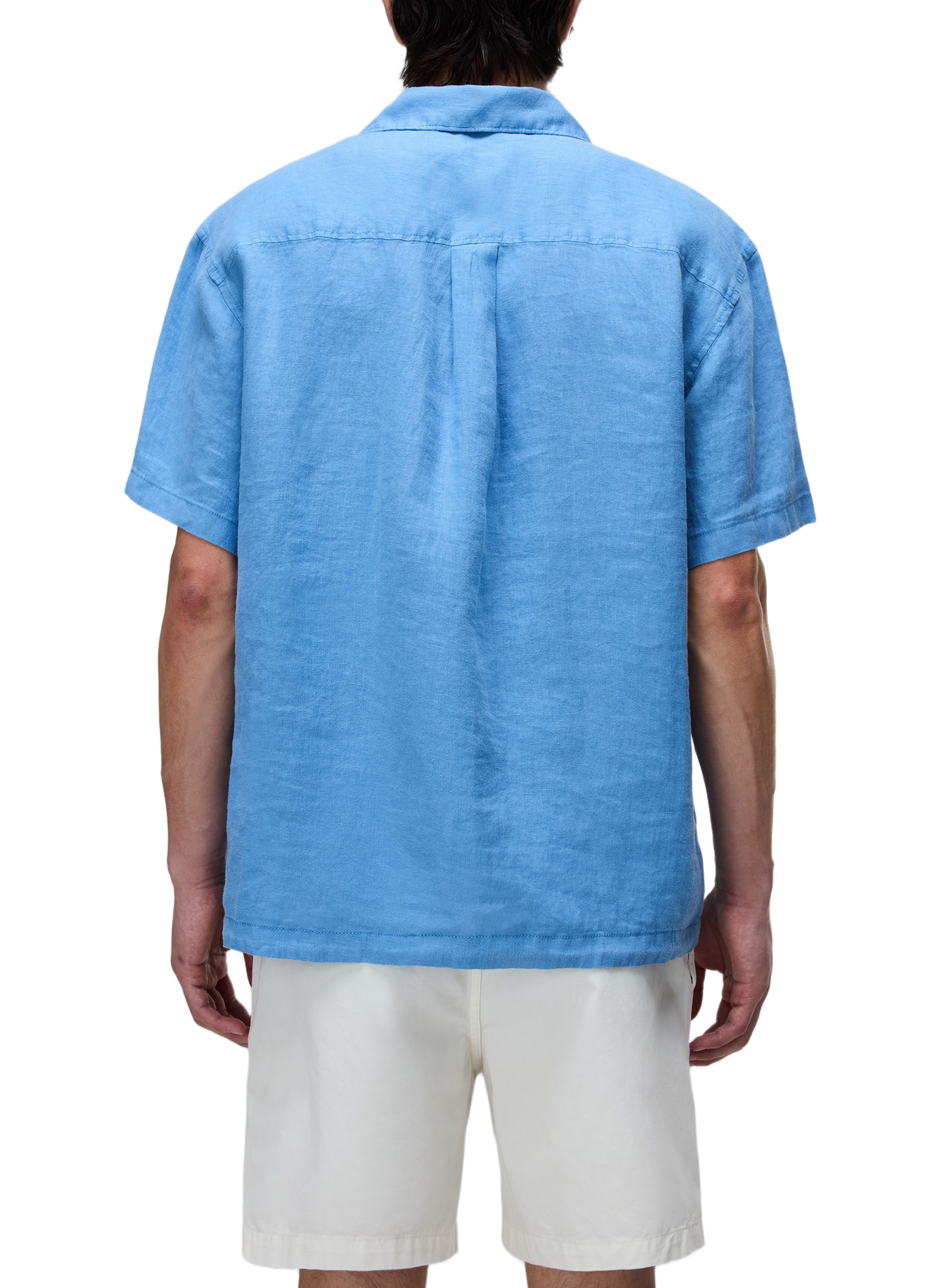 Chemise droite G-Linen en lin NAPAPIJRI Bleu
