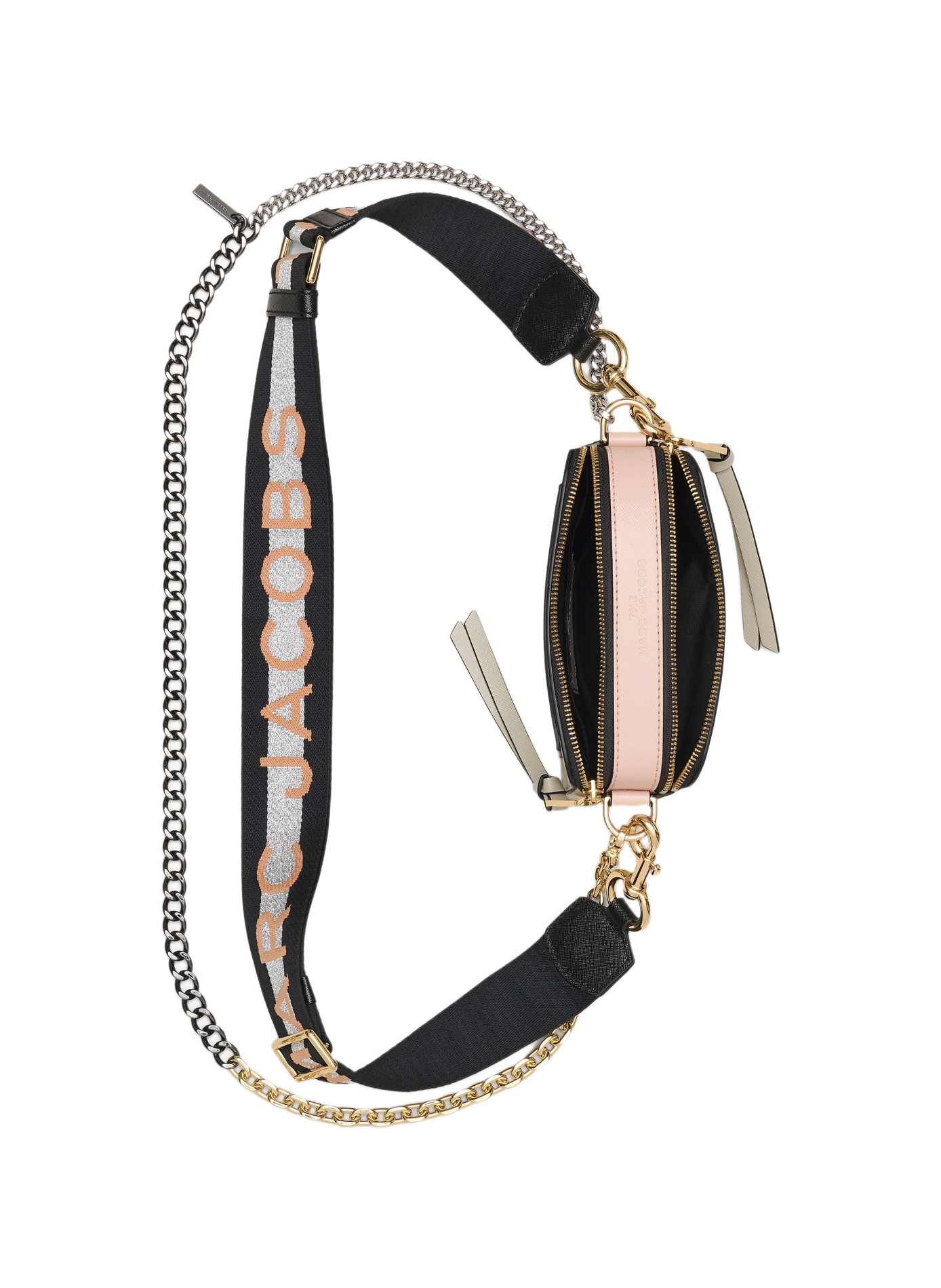 Sac The Colorblock Chain Snapshot en cuir MARC JACOBS Multicolour