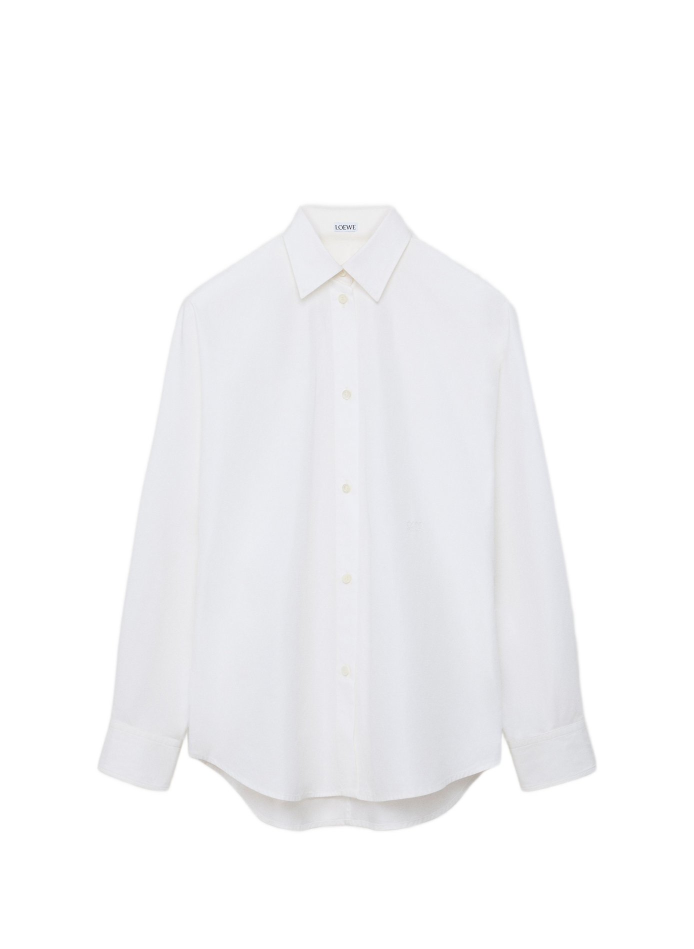 Chemise en popeline coton LOEWE Blanc