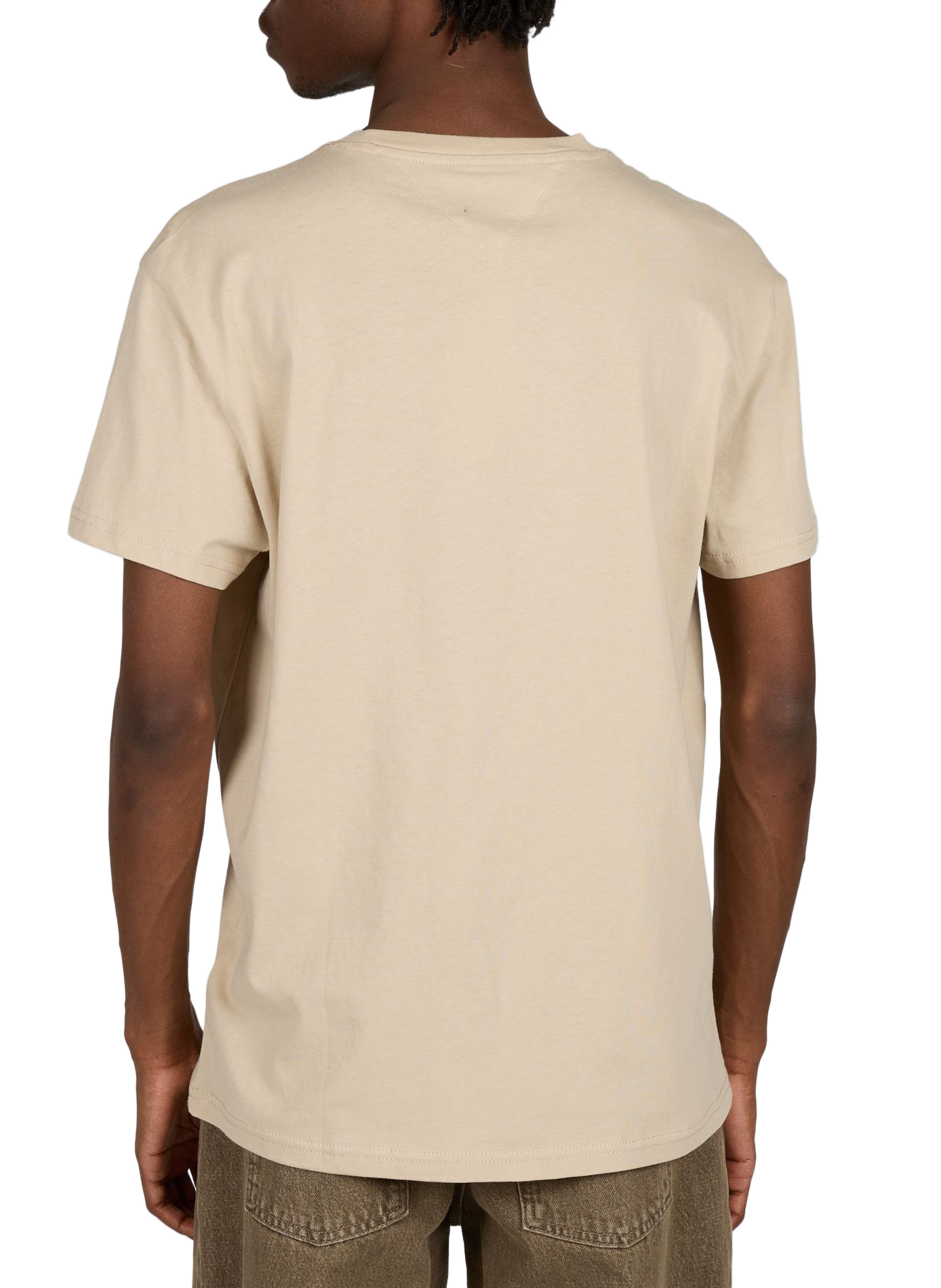 T-shirt met geborduurd logo TOMMY HILFIGER Beige