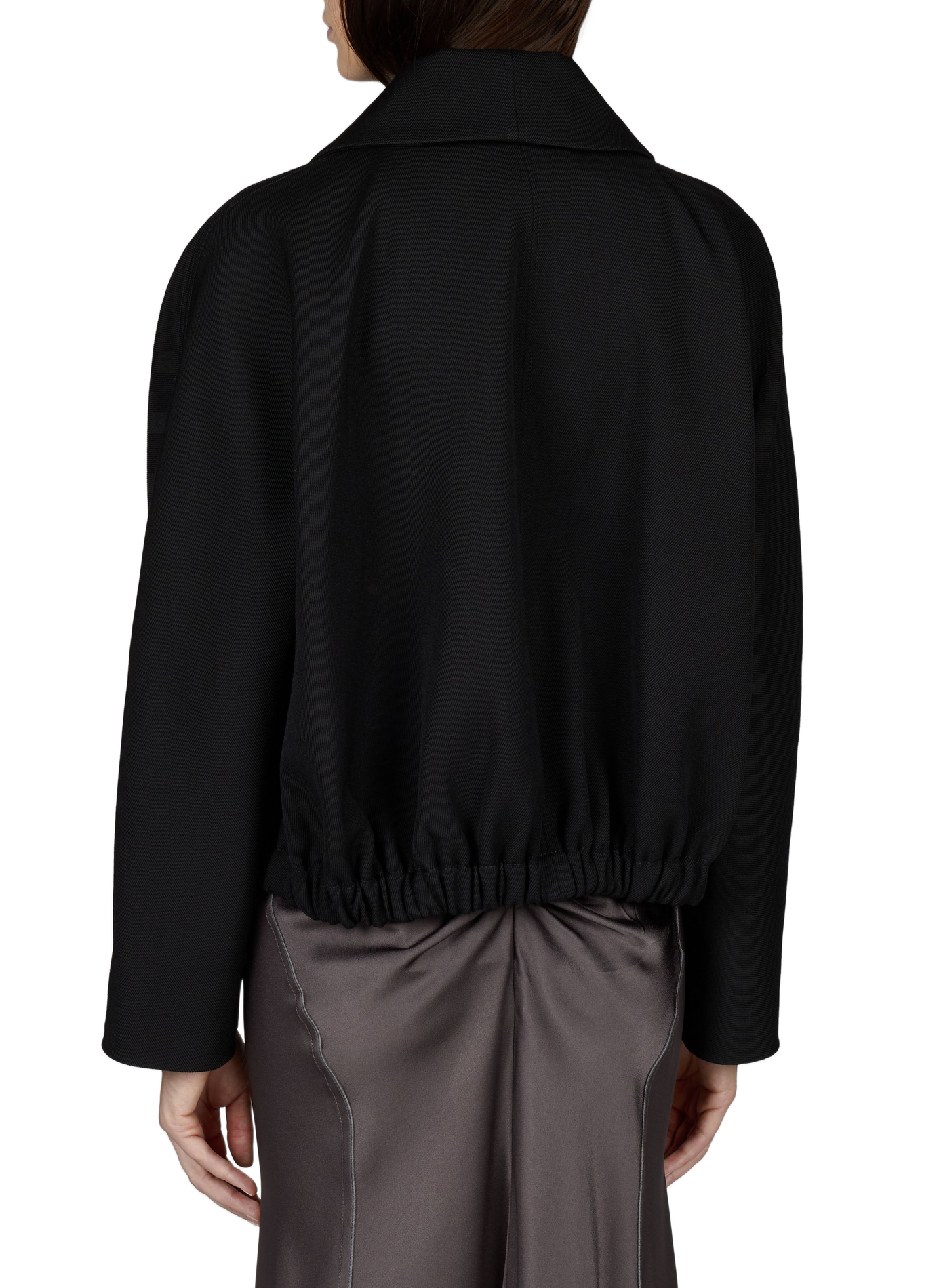 Bomber Arden en laine VICTORIA BECKHAM Noir