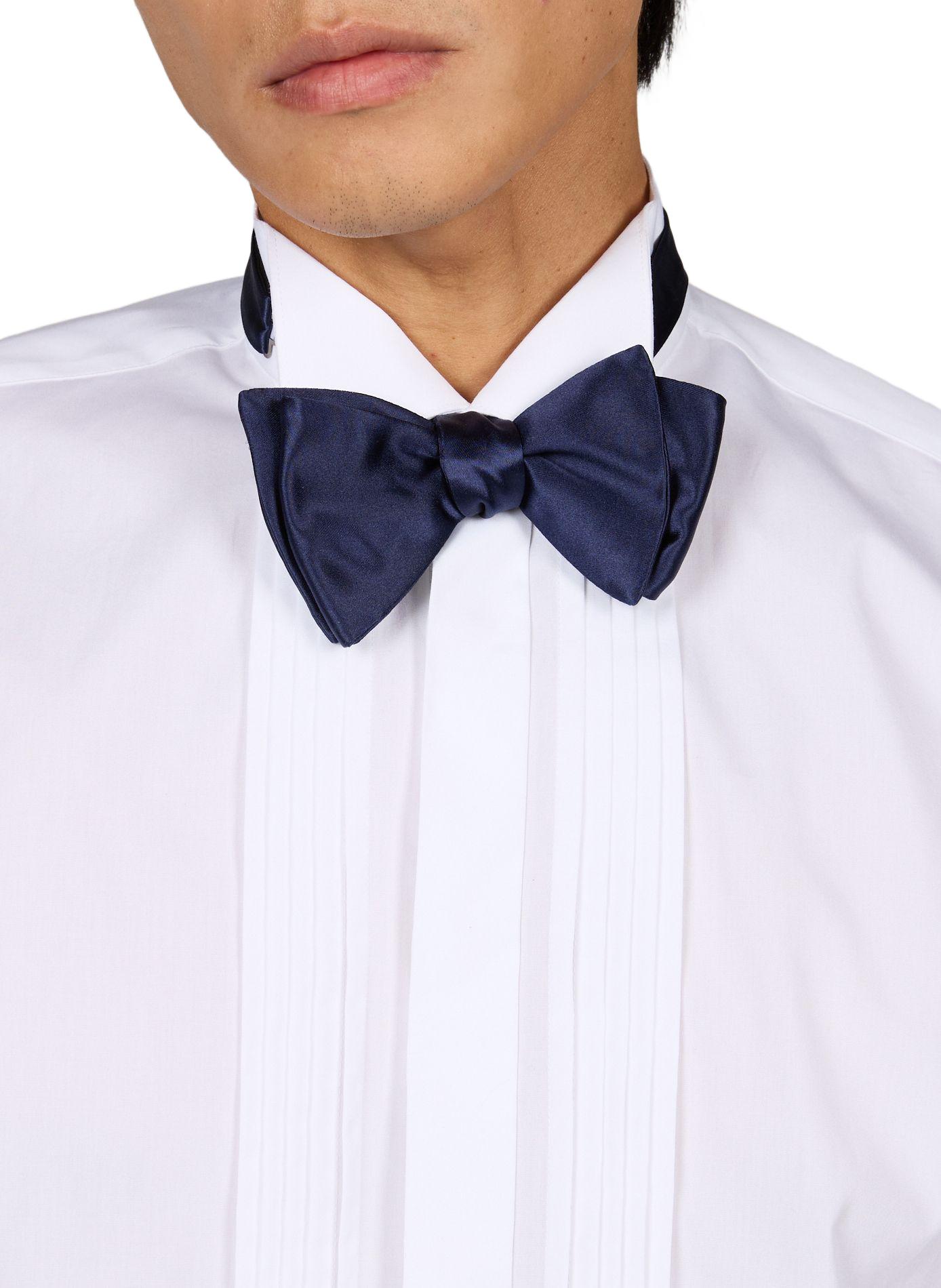 Silk bow tie ETON Blue