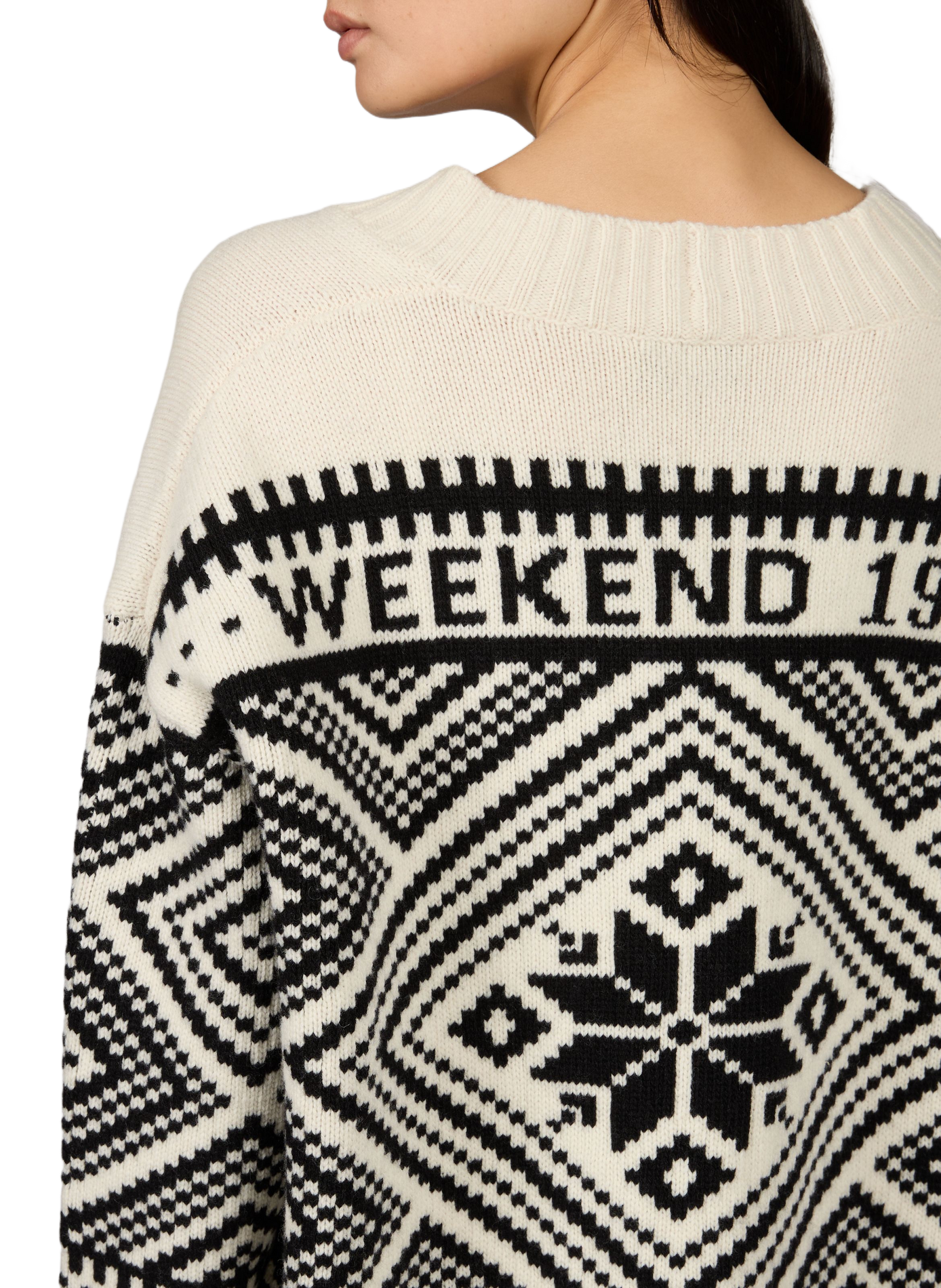 Oversized wool cardigan MAX MARA WEEK END Black