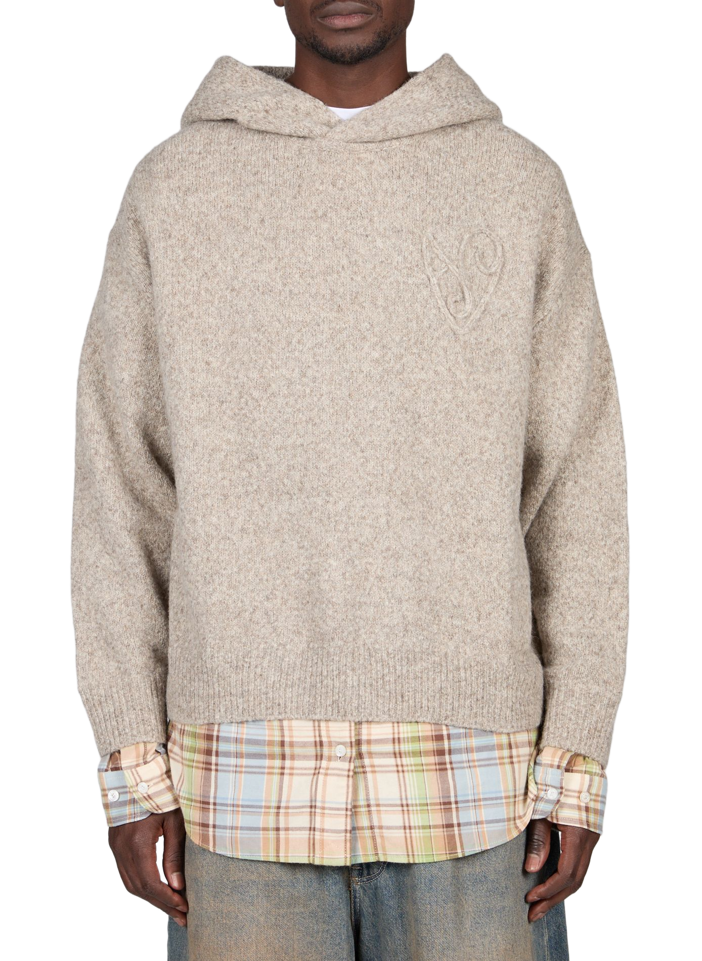 Oversized hoodie ACNE STUDIOS Beige