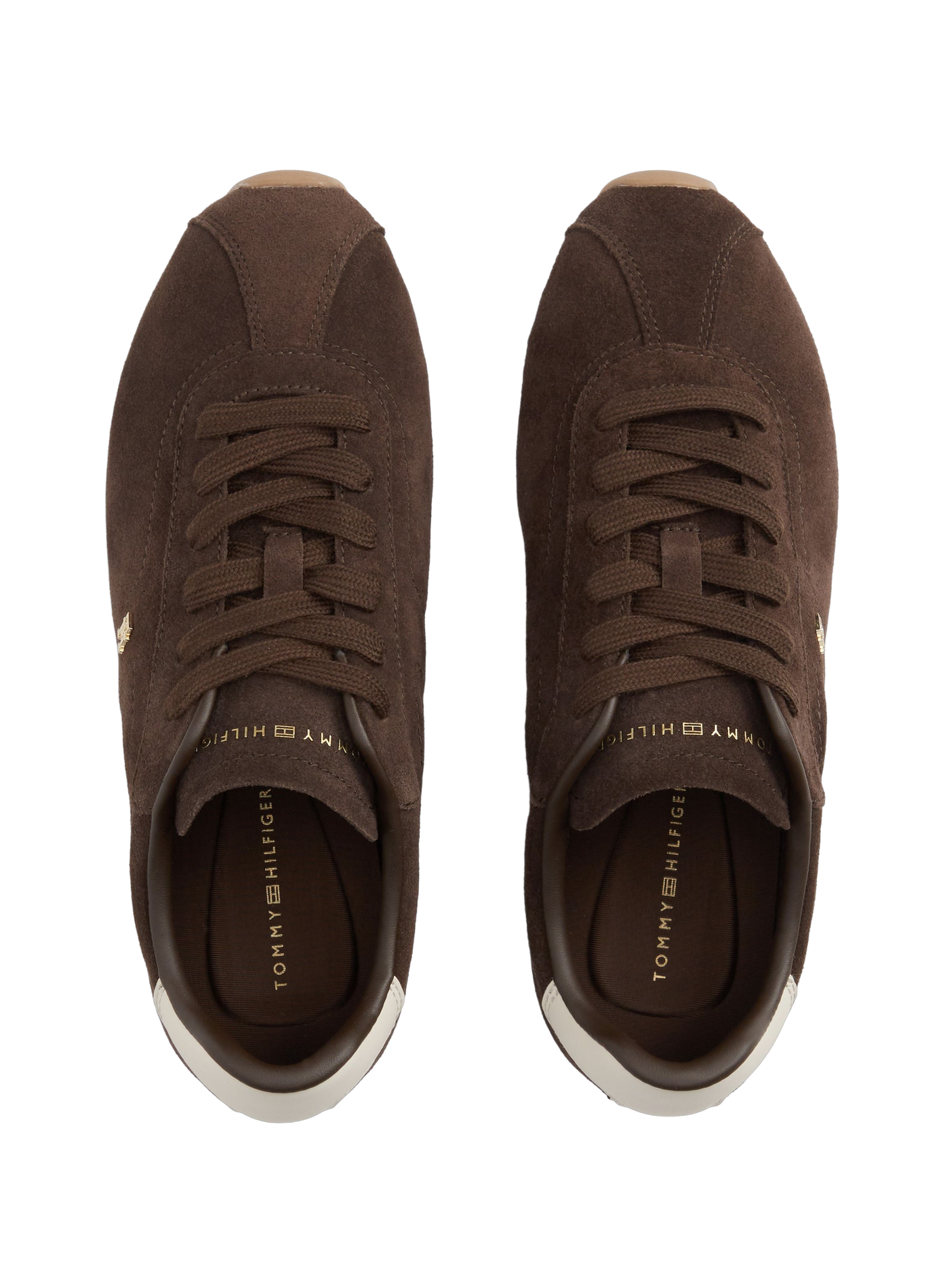 Sneaker aus Leder TOMMY HILFIGER Braun