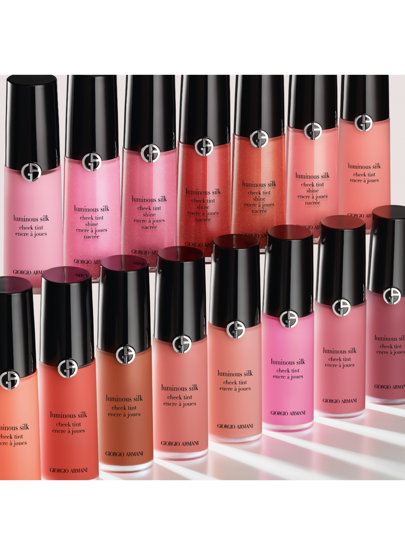 Glanzende Zijde Blush Vloeibaar Met Parelmoer | 50s starlit peach ARMANI Beauty