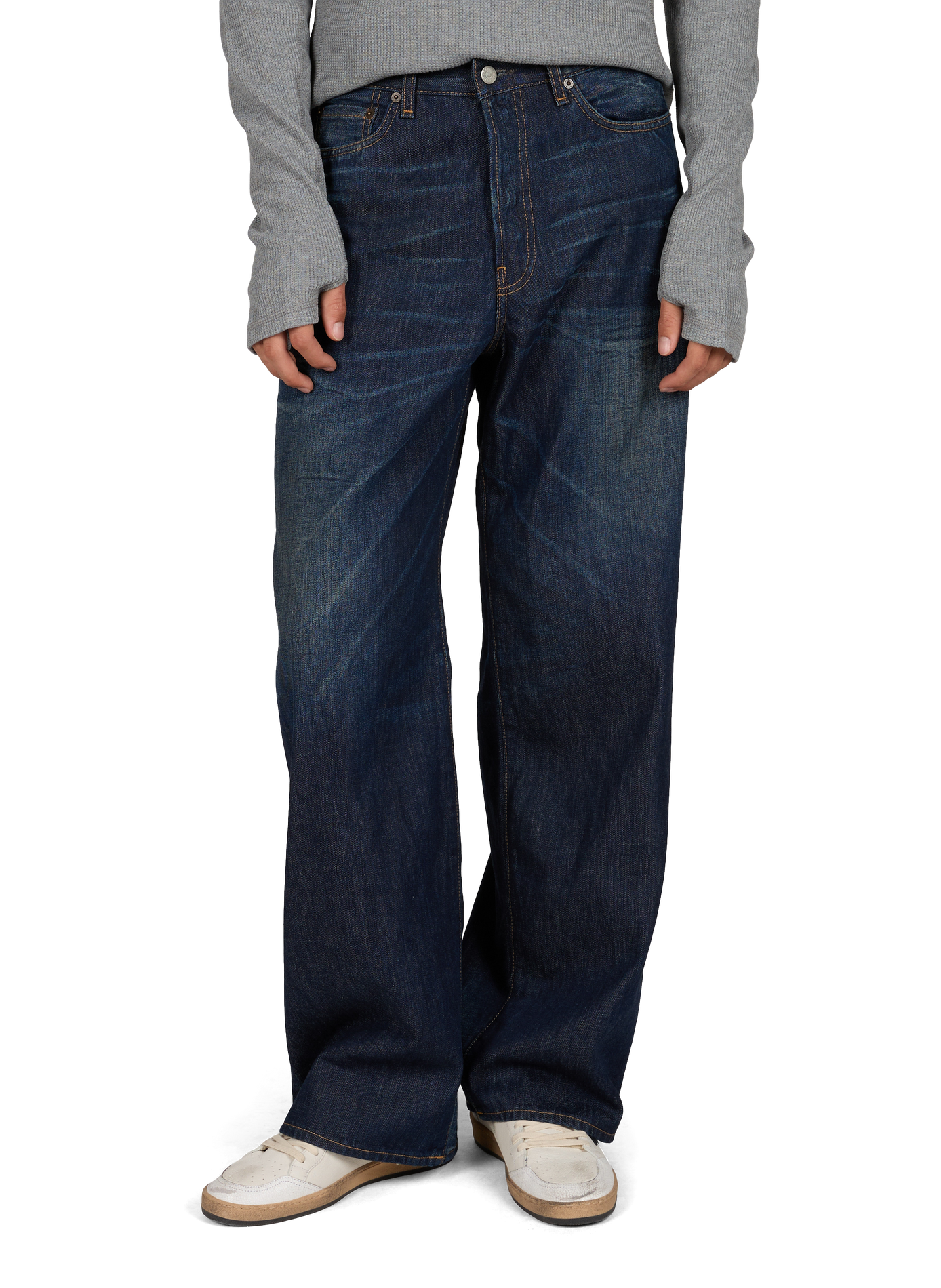 Weite Baumwolljeans 1981 ACNE STUDIOS Blau