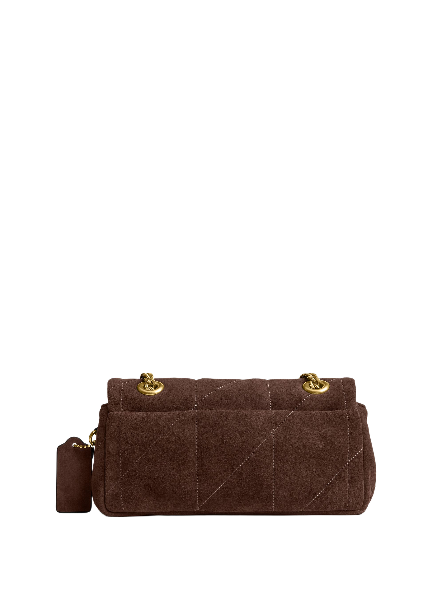 Quilted Leather TABBY 20 Shoulder Bag COACH Brown