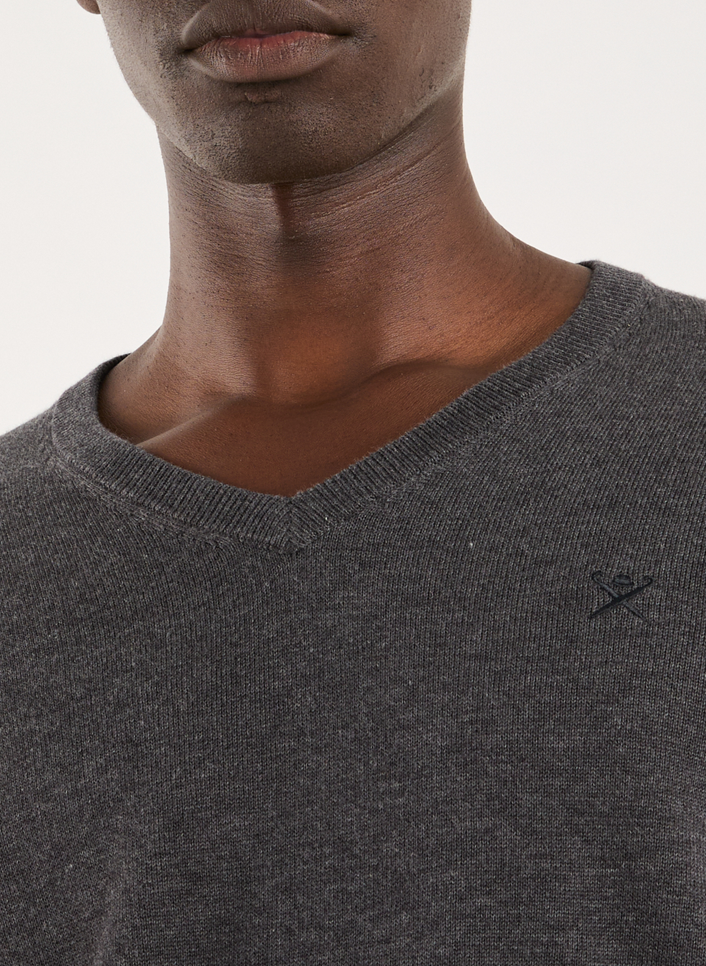 Solid color cap with curved visor HACKETT Blue
