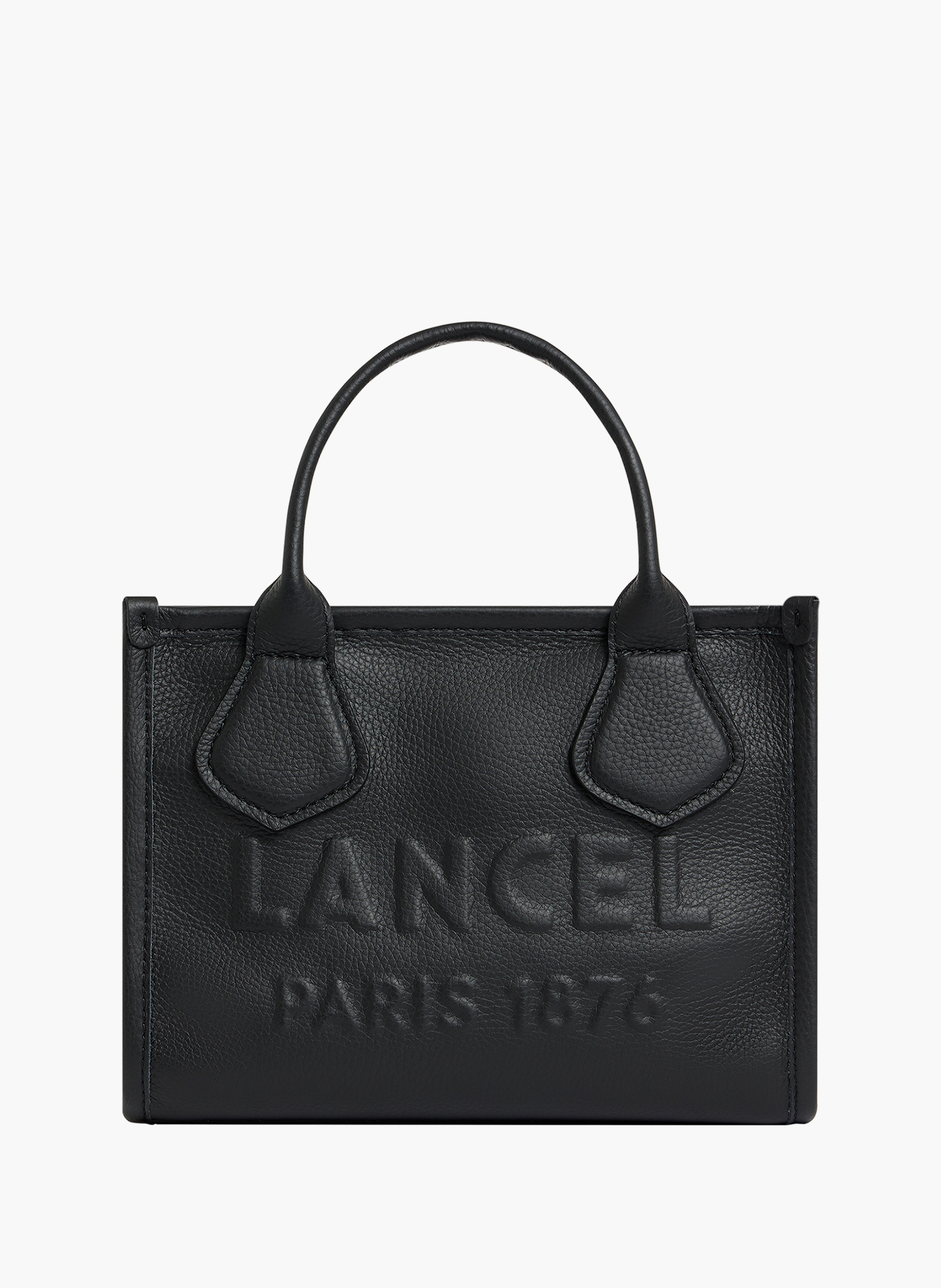 Ritstas Shopper voor dagelijks gebruik van Lancel in leer LANCEL Zwart