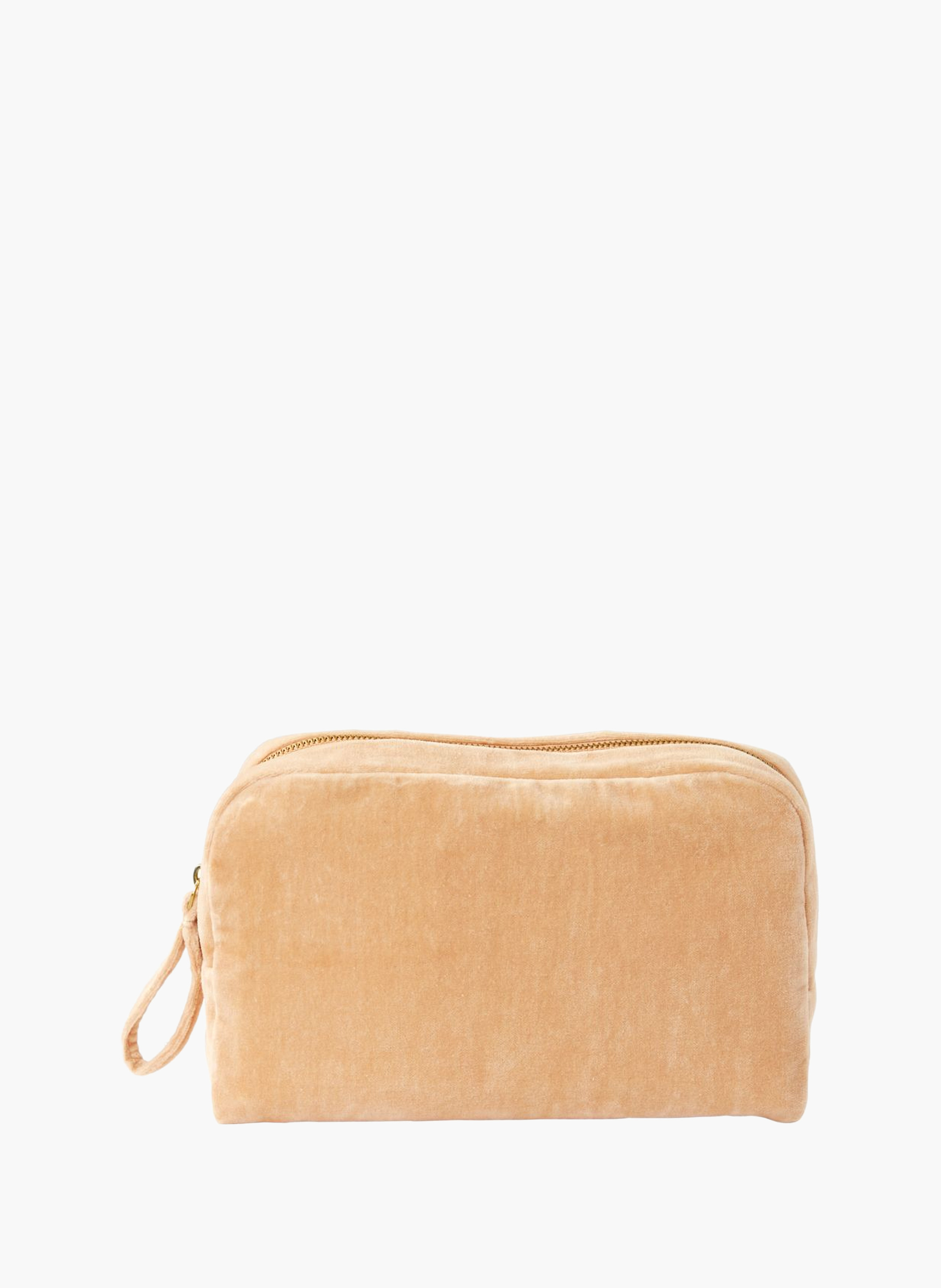 Trousse en velours, romy DESFORGES Orange