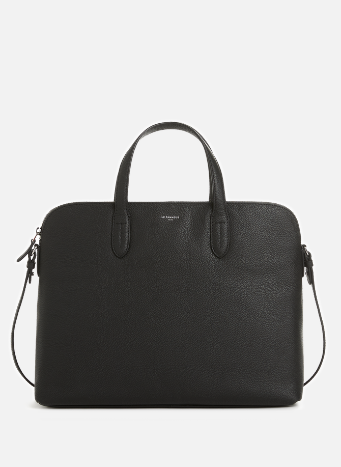 Sophie 14? leather briefcase  LE TANNEUR