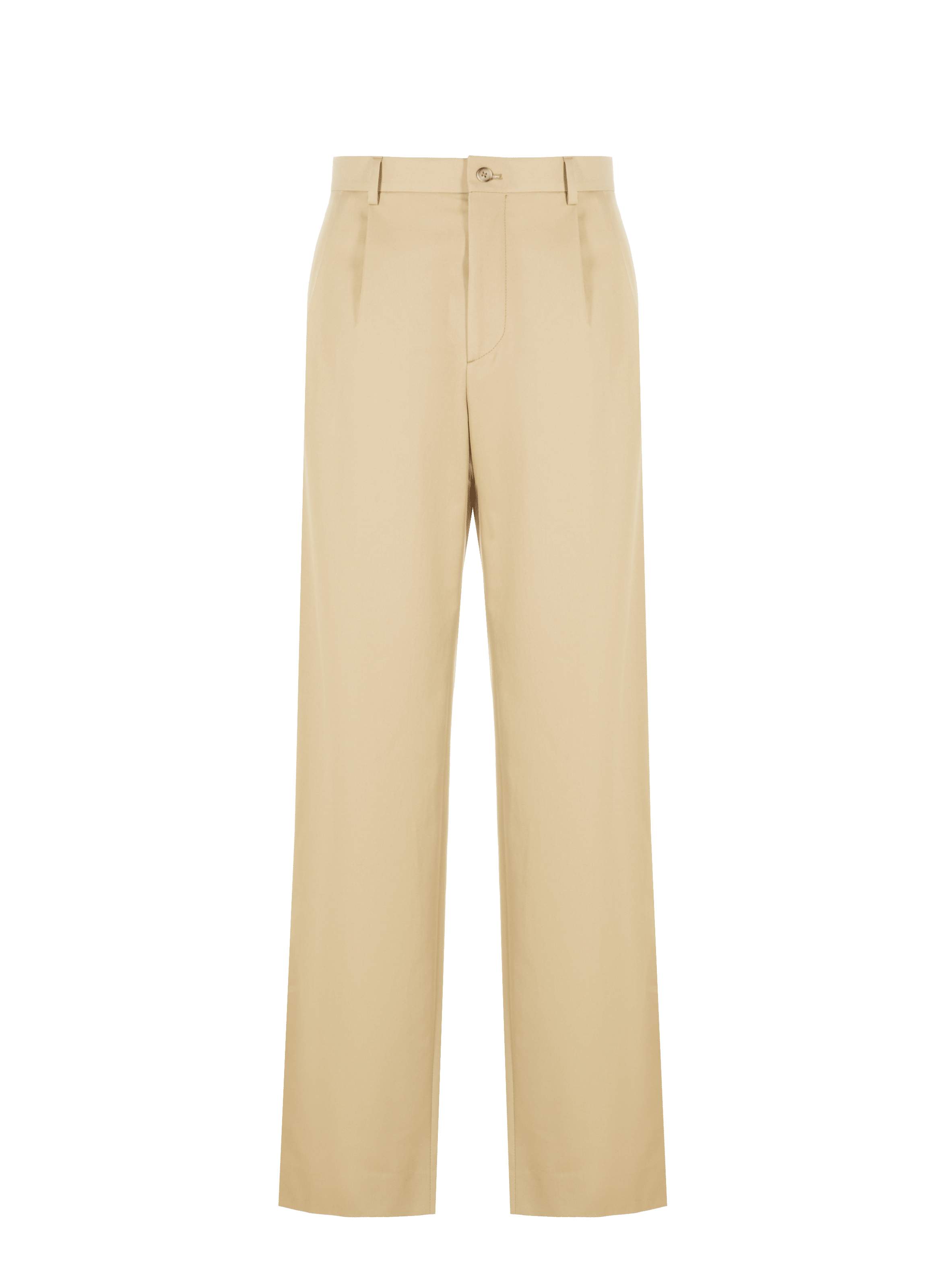 Straight cotton trousers SAISON 1865 Beige