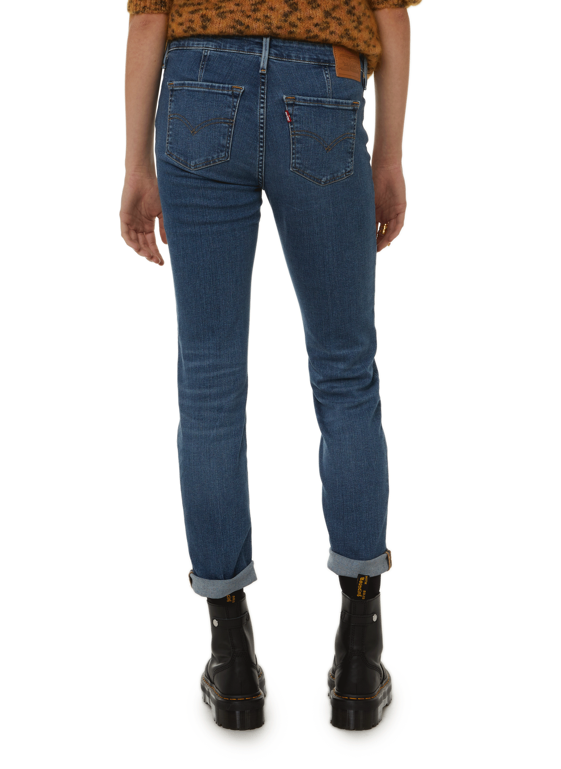 Slim-fit cotton jeans LEVI'S Blue