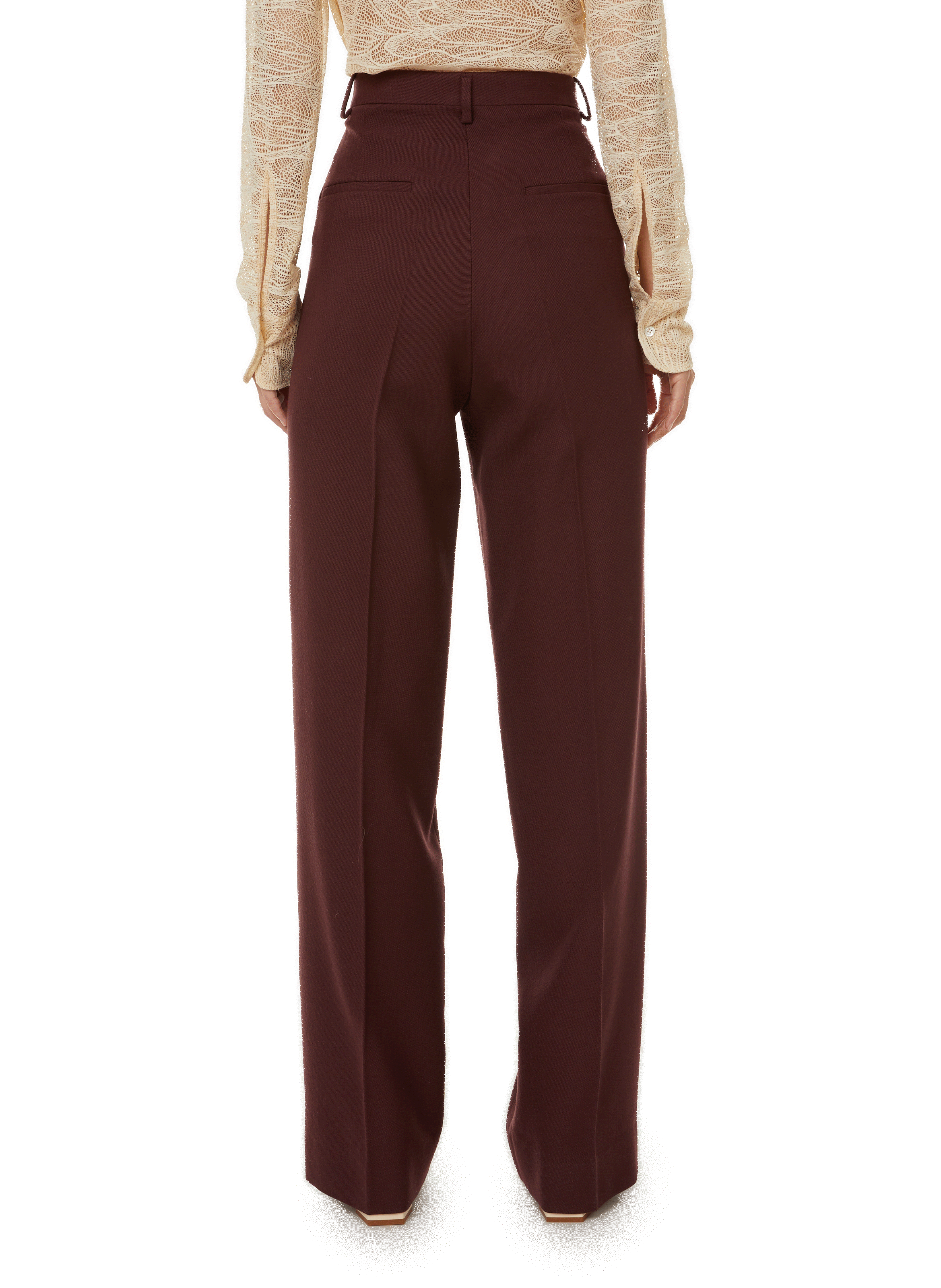 Wool trousers BITE STUDIOS Red