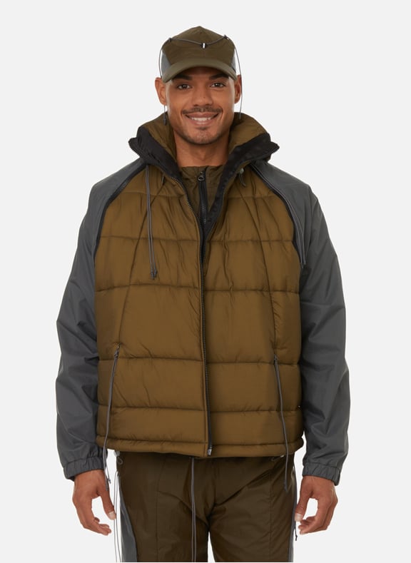 Hooded jacket Khaki by SAUL NASH SAUL NASH Hooded jacket Khaki