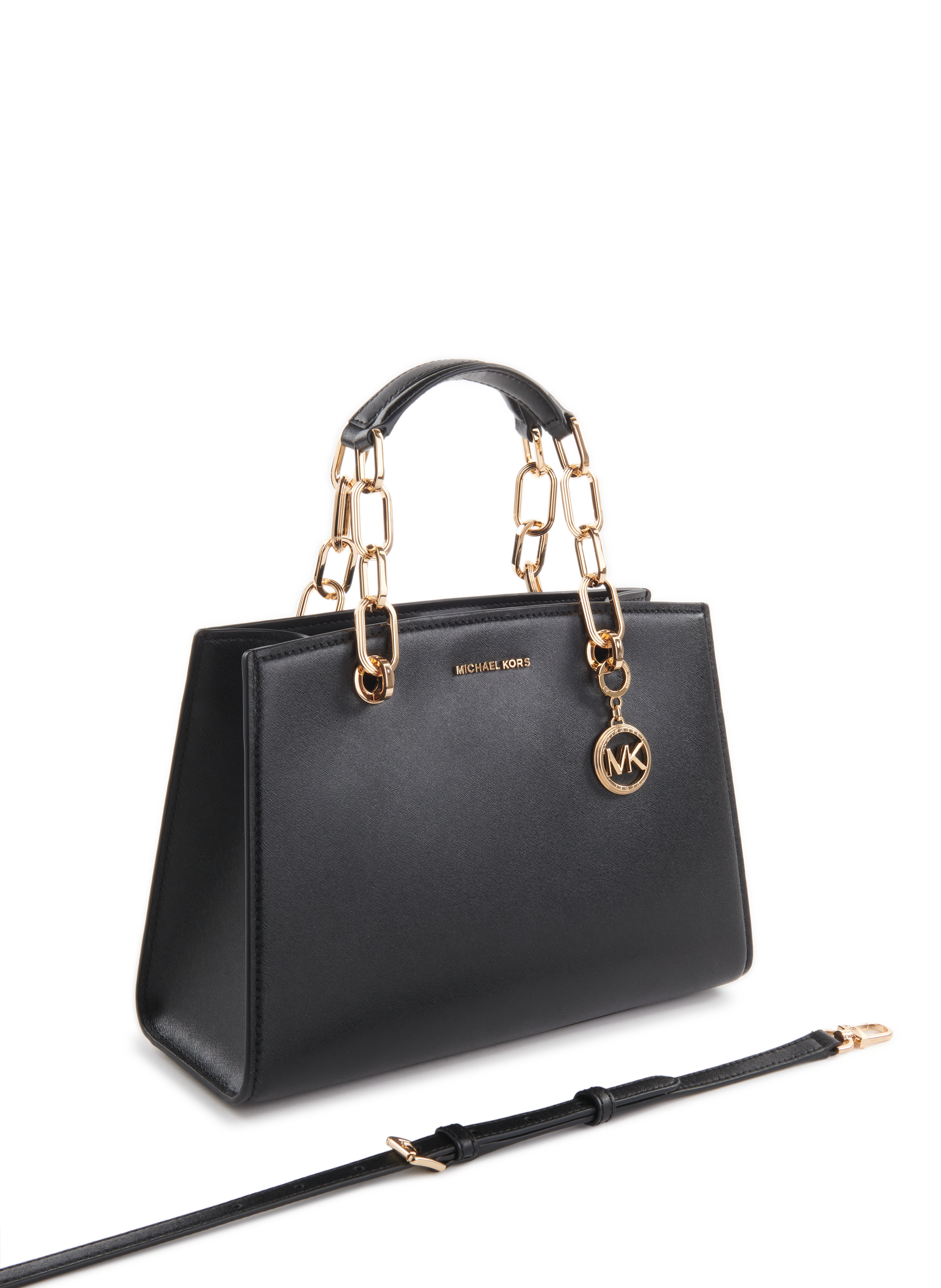 Sac à main Cynthia en cuir MICHAEL KORS Noir
