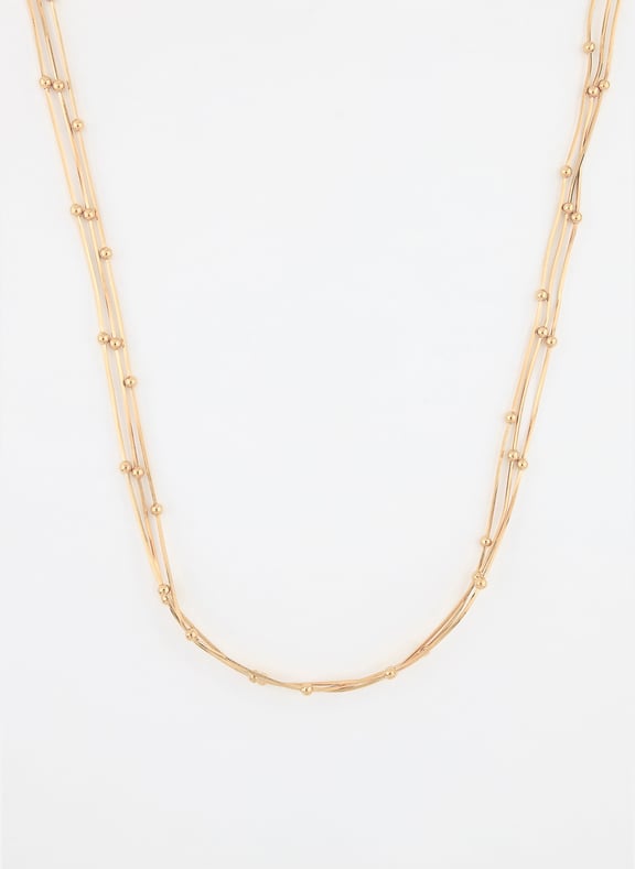 Collier pluriel moon argent 925 plaqué or Doré by ANNA SOTTILOTTA ANNA SOTTILOTTA Collier pluriel moon argent 925 plaqué or Doré