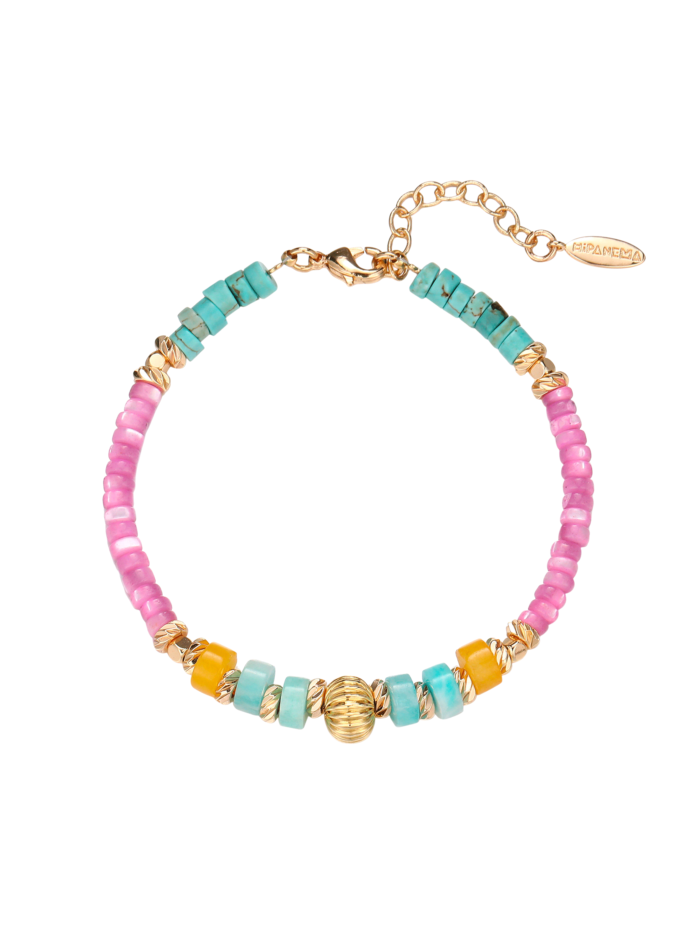 Bracelet ajustable perles aranxa HIPANEMA Violet