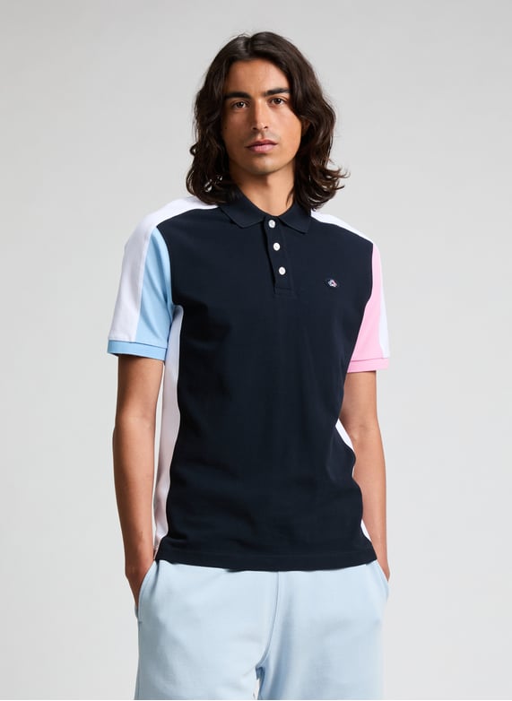 Short Sleeve Cotton Polo Shirt Eden Park Men - Main Image