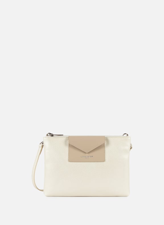 Double pochette - maya kba Blanc by LANCASTER LANCASTER Double pochette - maya kba Blanc
