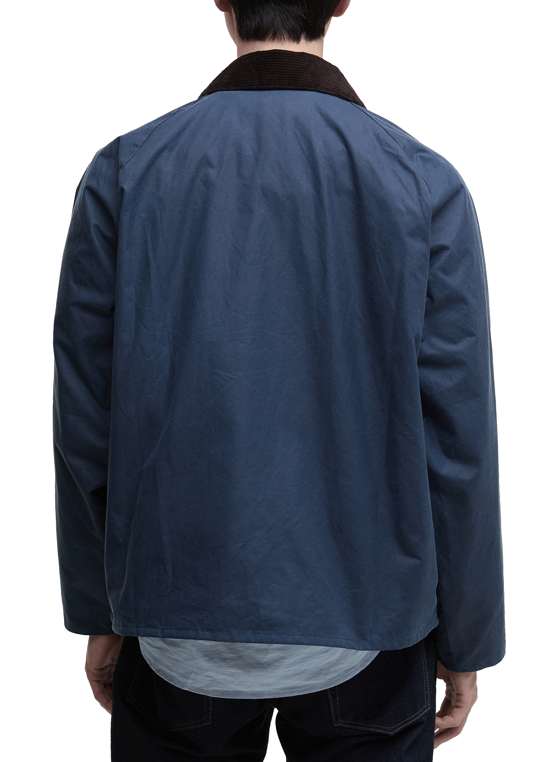 Cotton outerwear jacket BARBOUR Blue