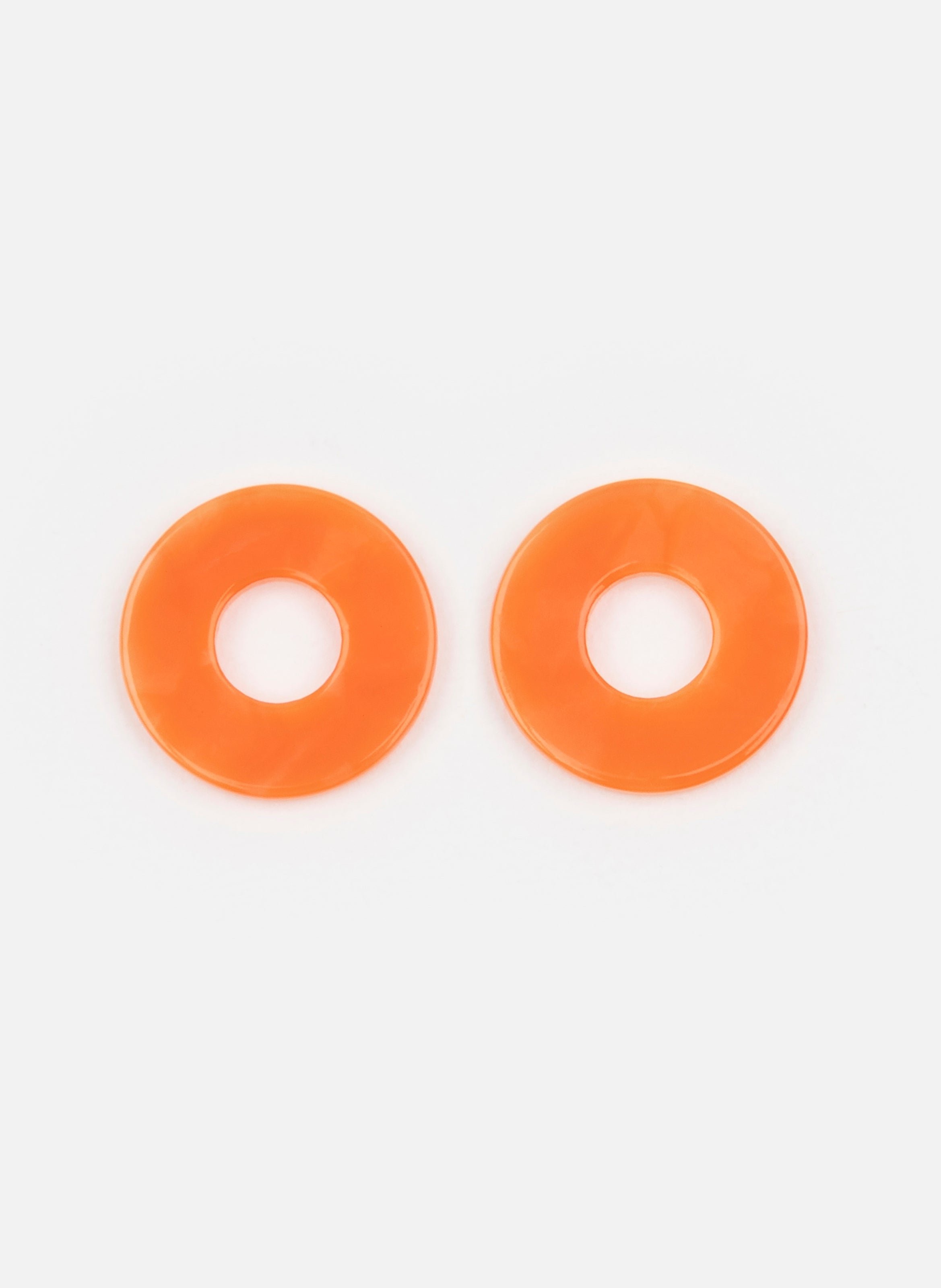 Charms donuts en acétate de cellulose KURAGE GINZA Orange