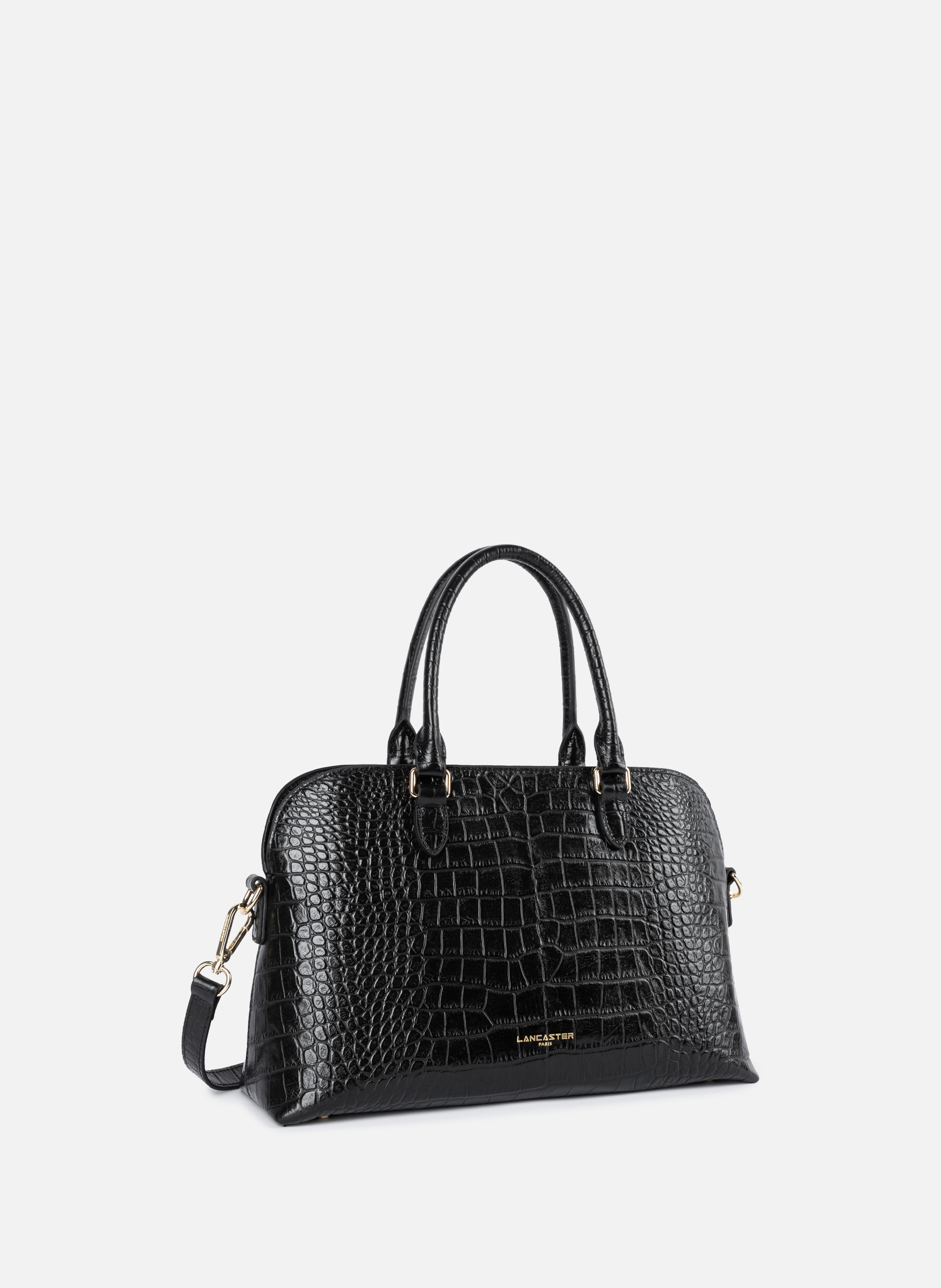 Grand sac demi lune - exo LANCASTER Noir