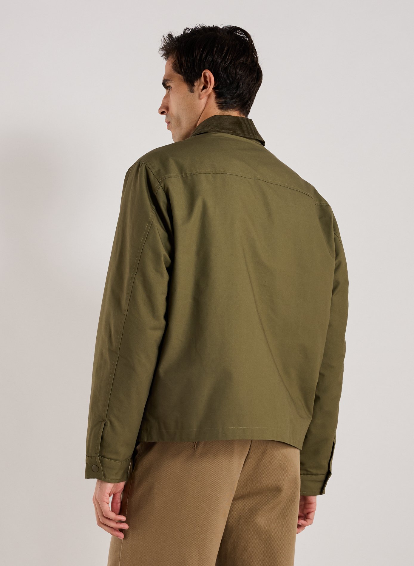 Cotton jacket GUESS Green