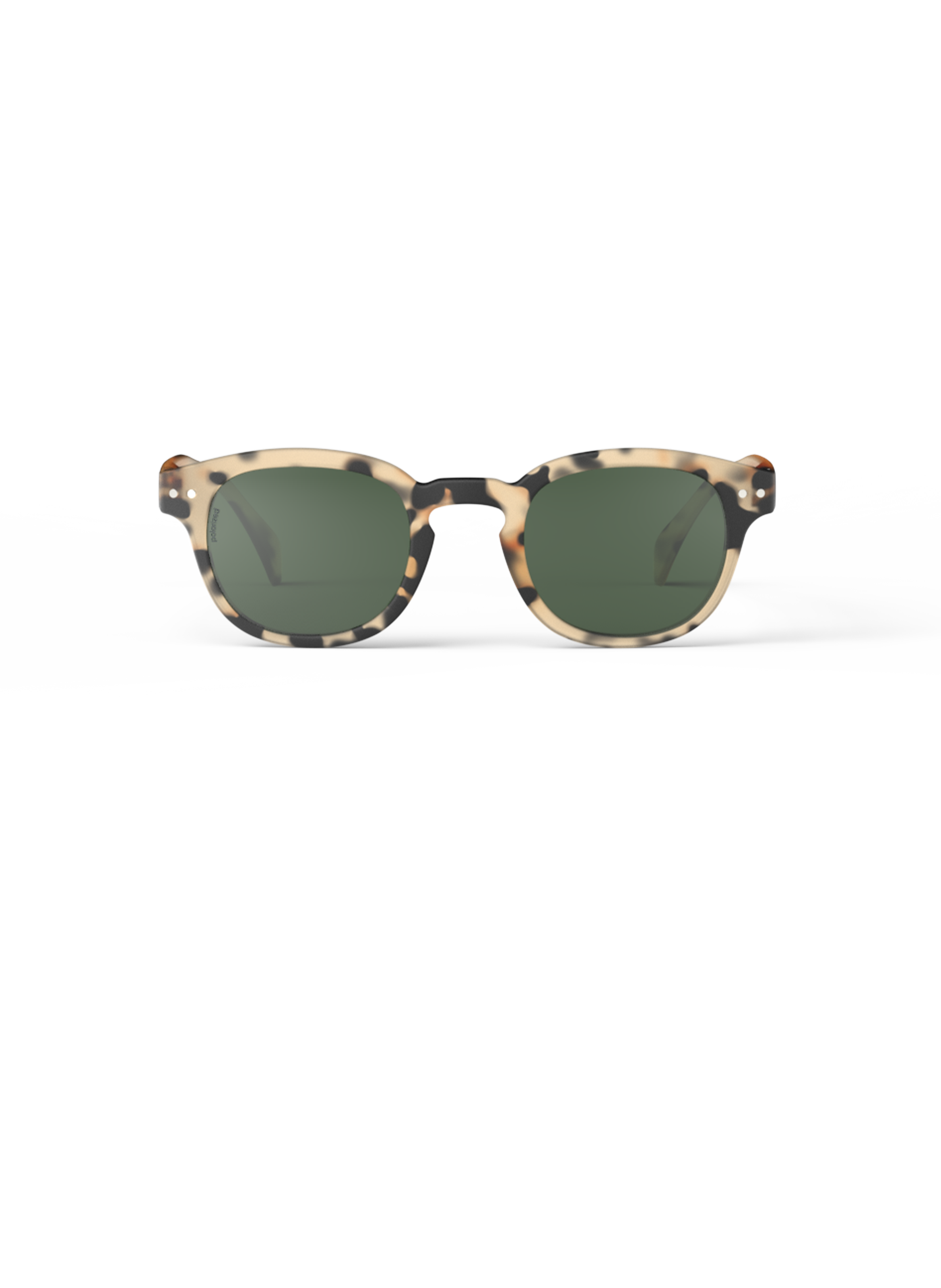 Lunettes de soleil tie and dye arrondies IZIPIZI Blanc