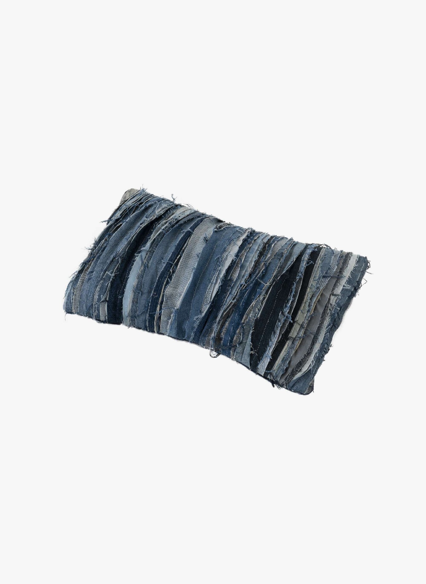Coussin re-denim CINNA Bleu