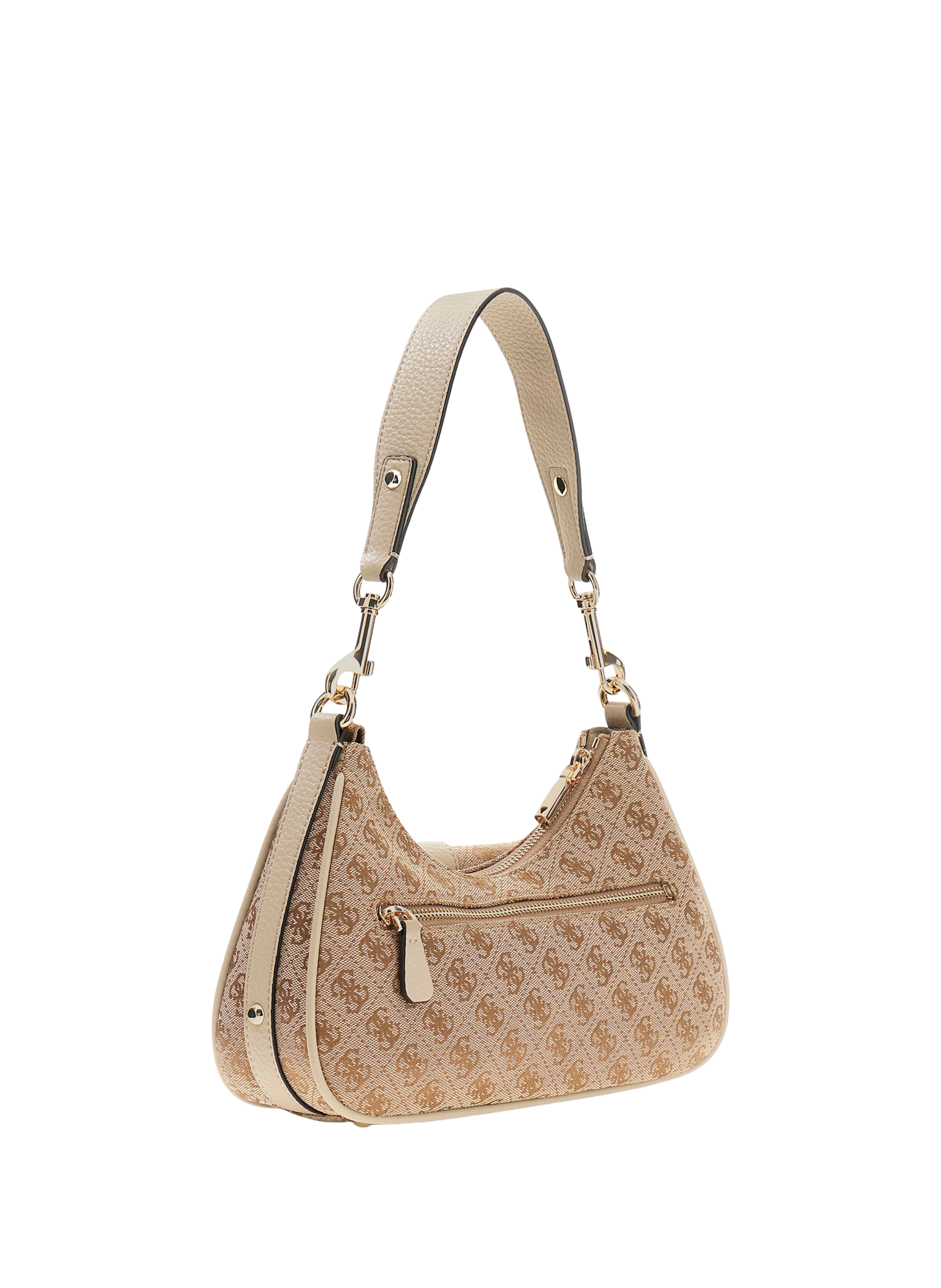 Borsa a tracolla con logo Jessa GUESS Marrone