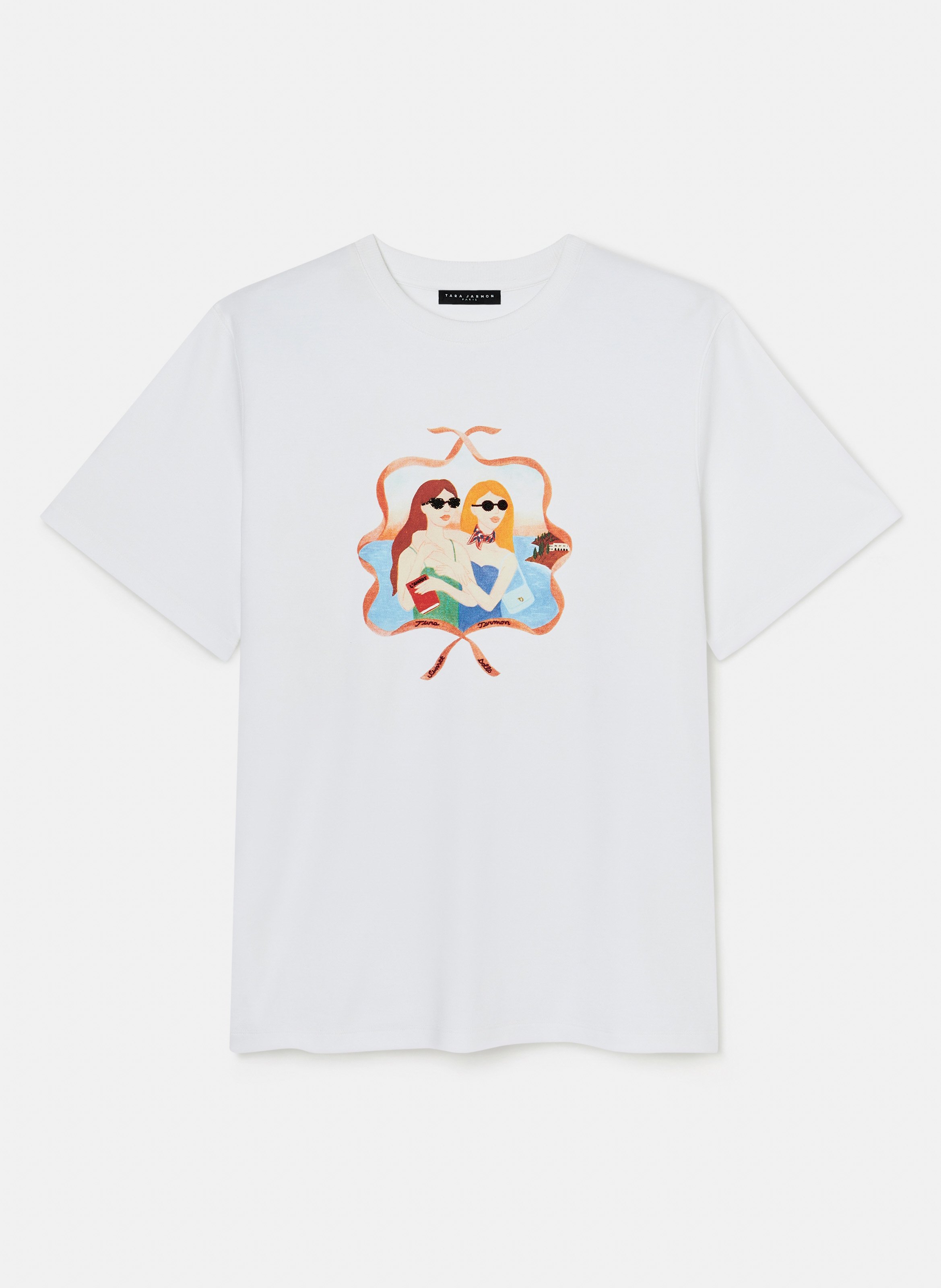 T-shirt taradolls TARA JARMON Blanc