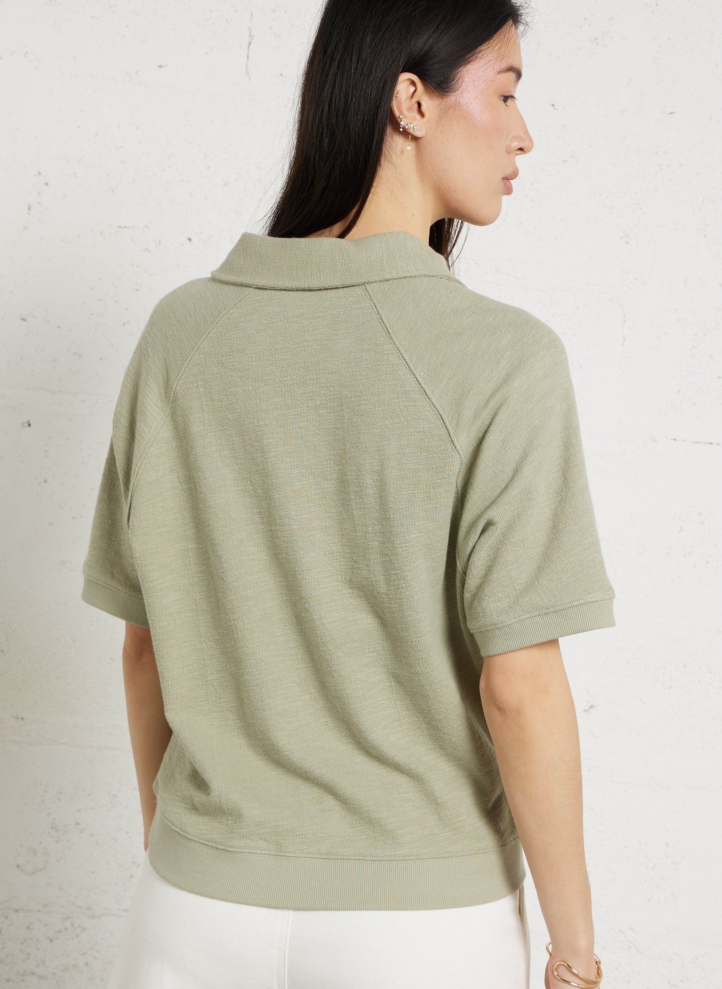 Tee-shirt ample en coton lexy MAISON 123 Vert