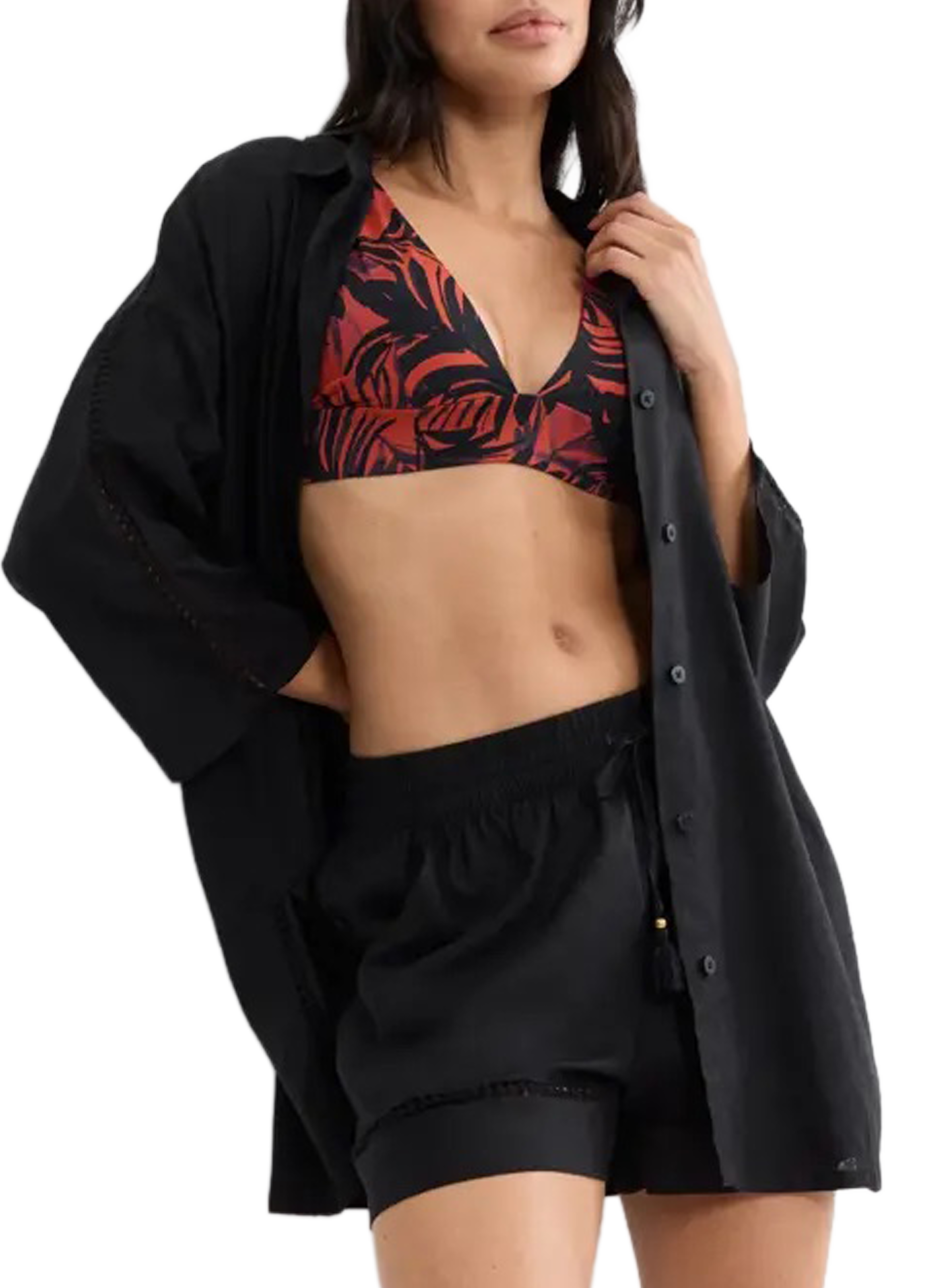 Short Summer Wear en lin mélangé TRIUMPH Noir