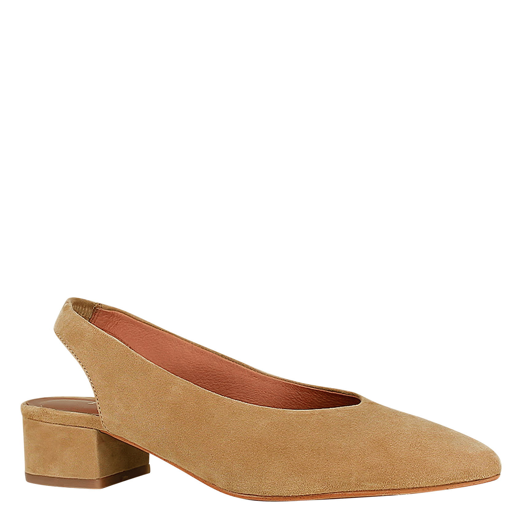 Ballerines en cuir velours vince JONAK Beige