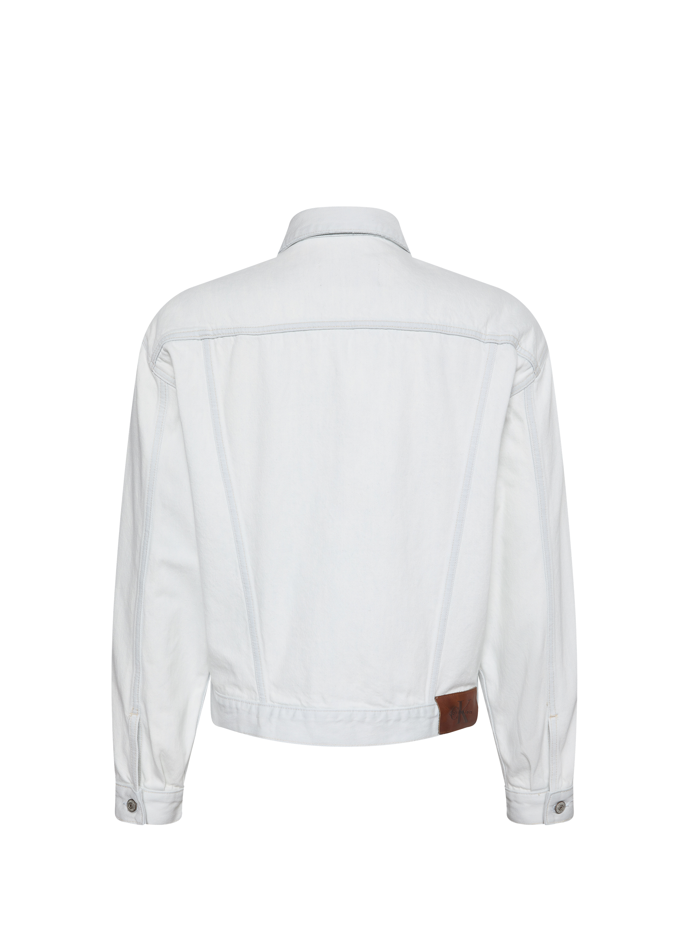 Cropped denim jacket CALVIN KLEIN Blue