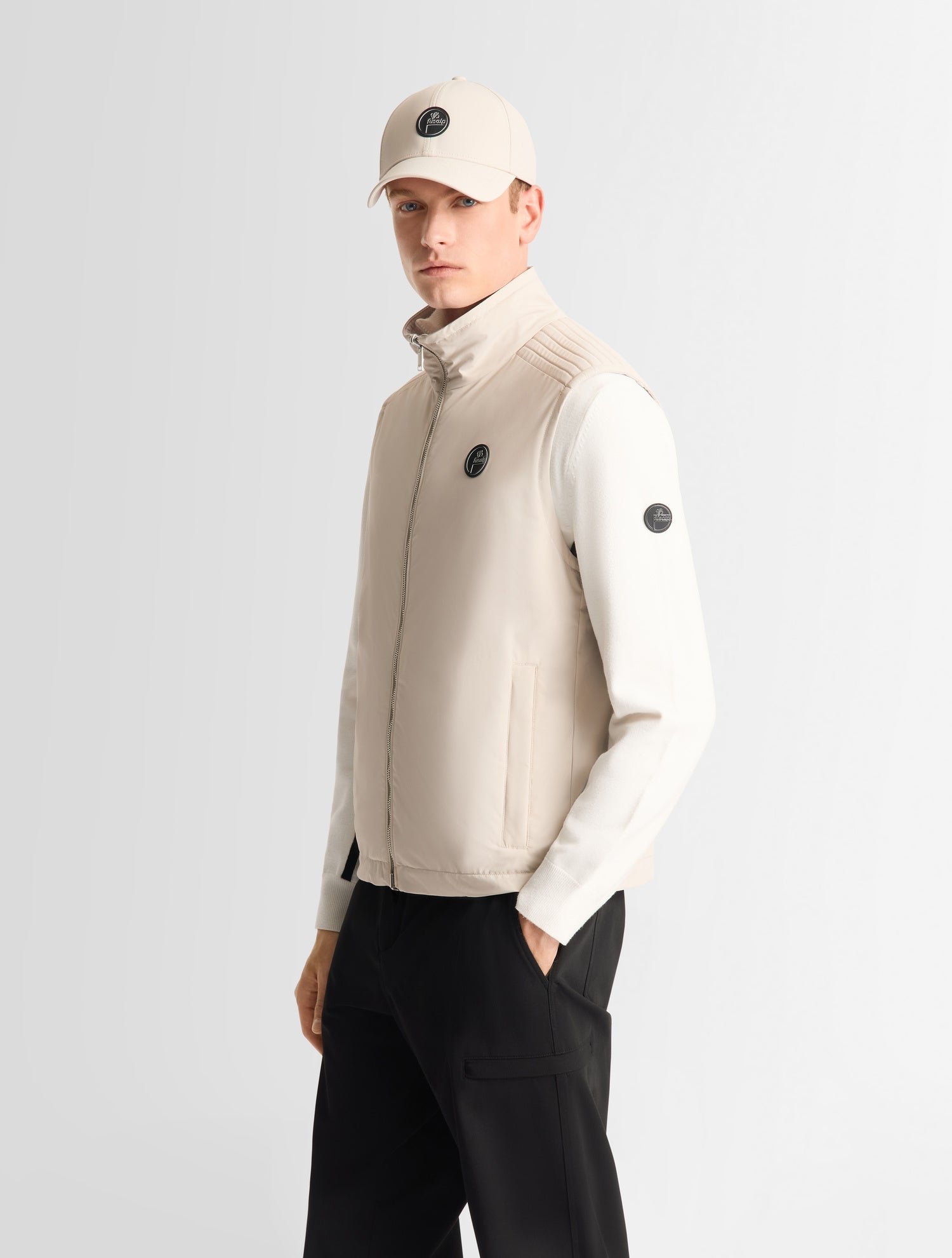 Veste sans manches latma col montant coupe regular FUSALP Blanc