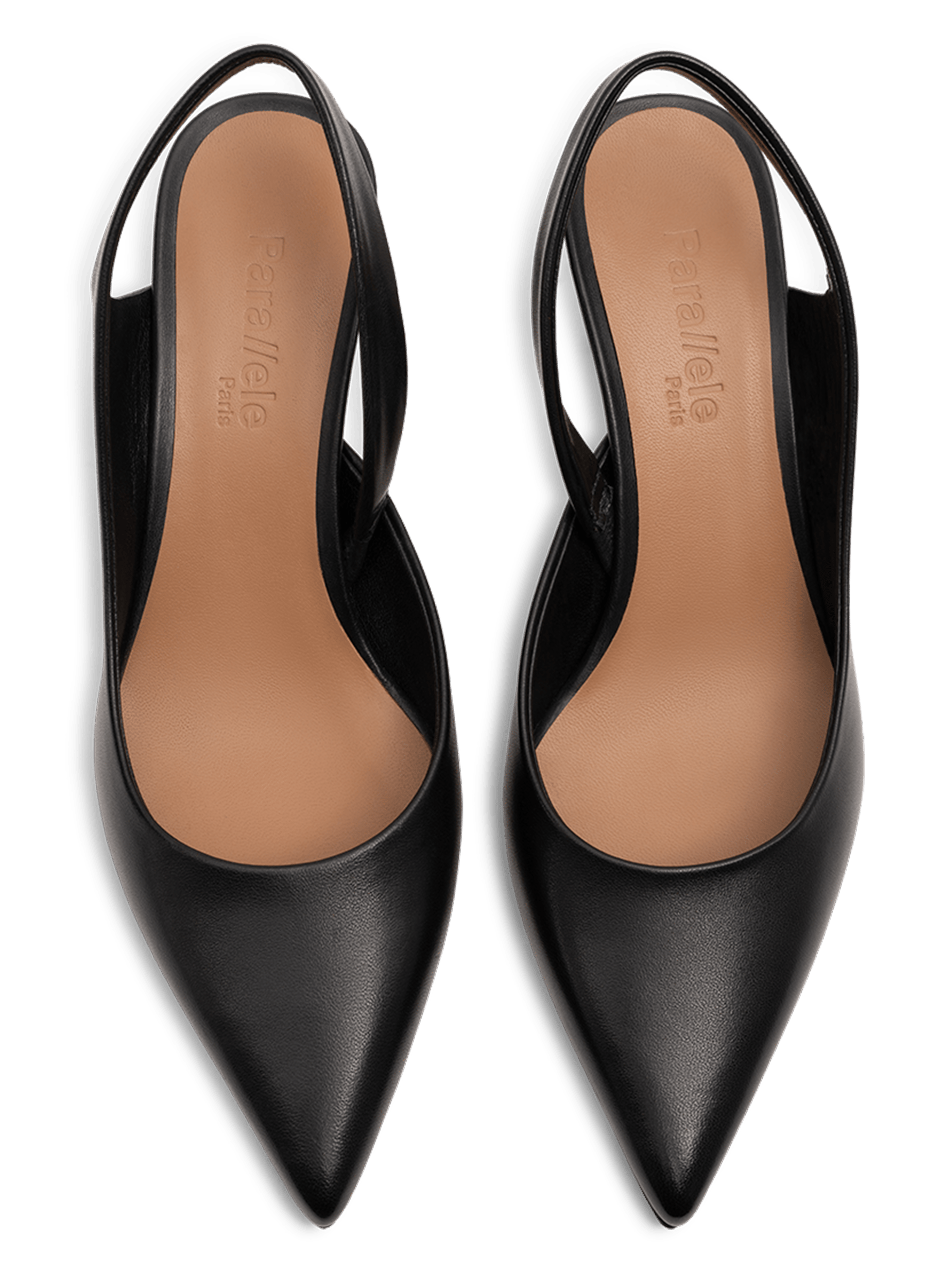 Sling back jadea en nappa PARALLELE Noir