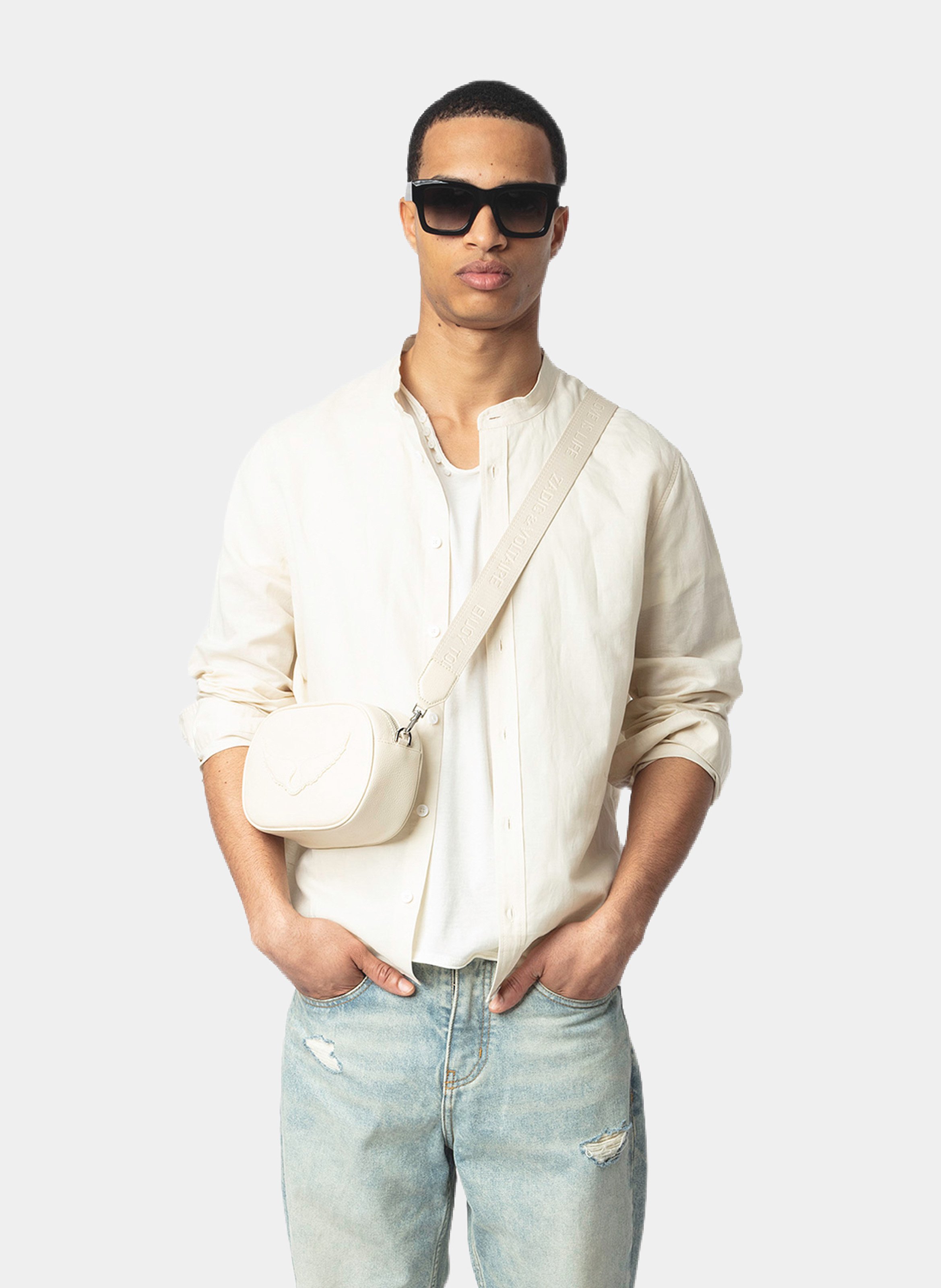 Stan mixed linen shirt ZADIG&VOLTAIRE Beige