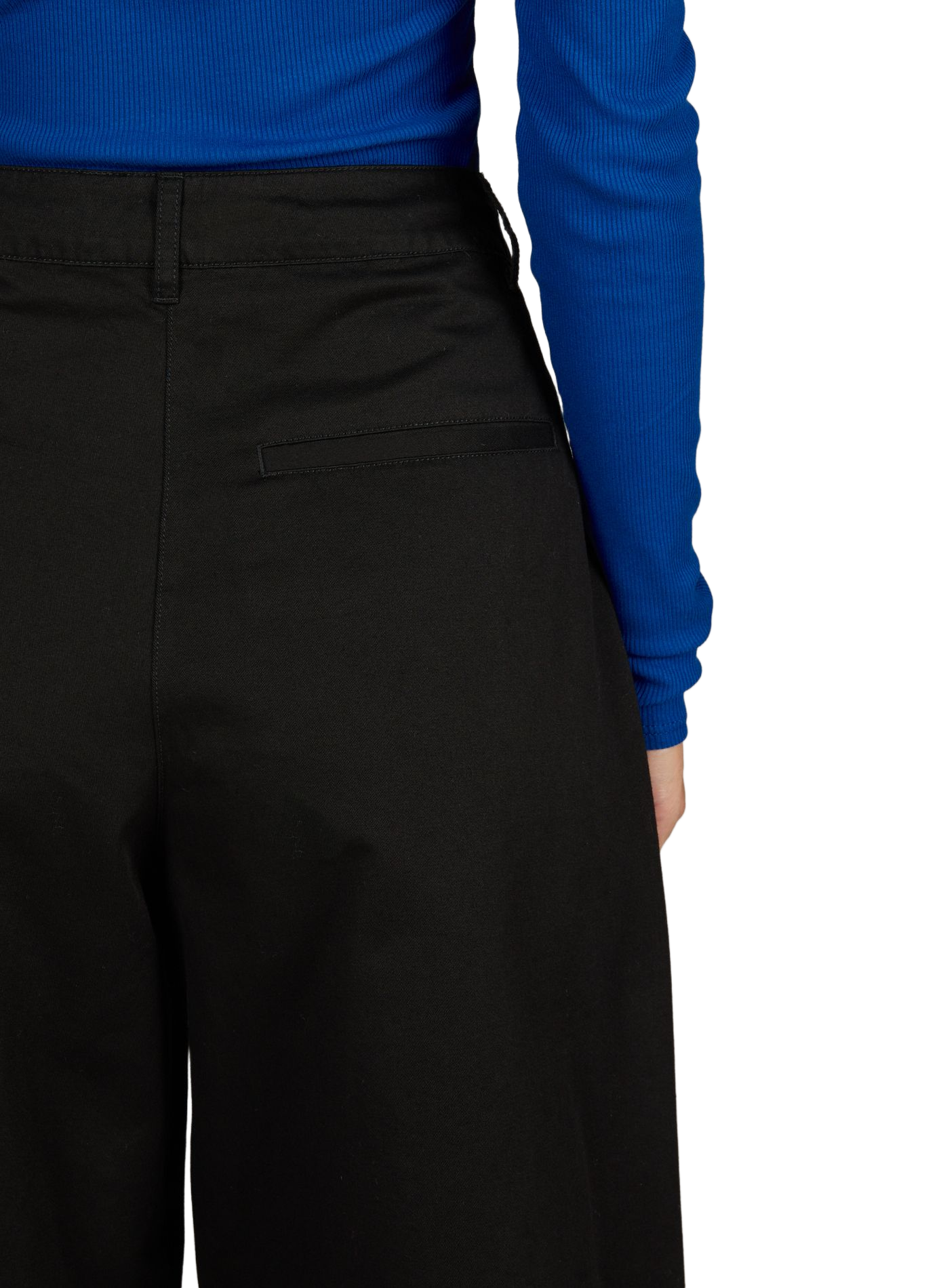 Short cargo en coton TOPSHOP Noir