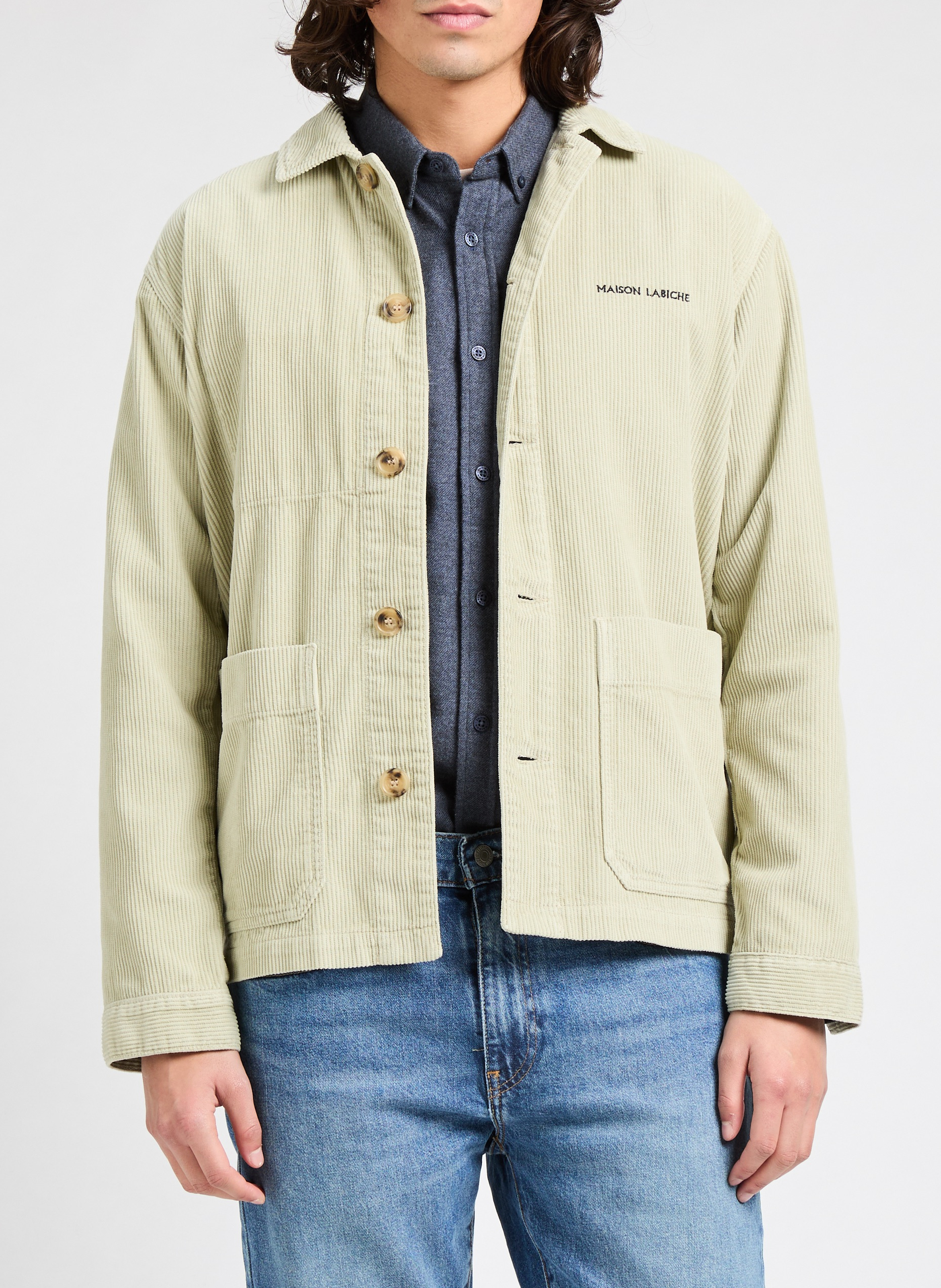 Chaqueta de pana Sébasto MAISON LABICHE Gris