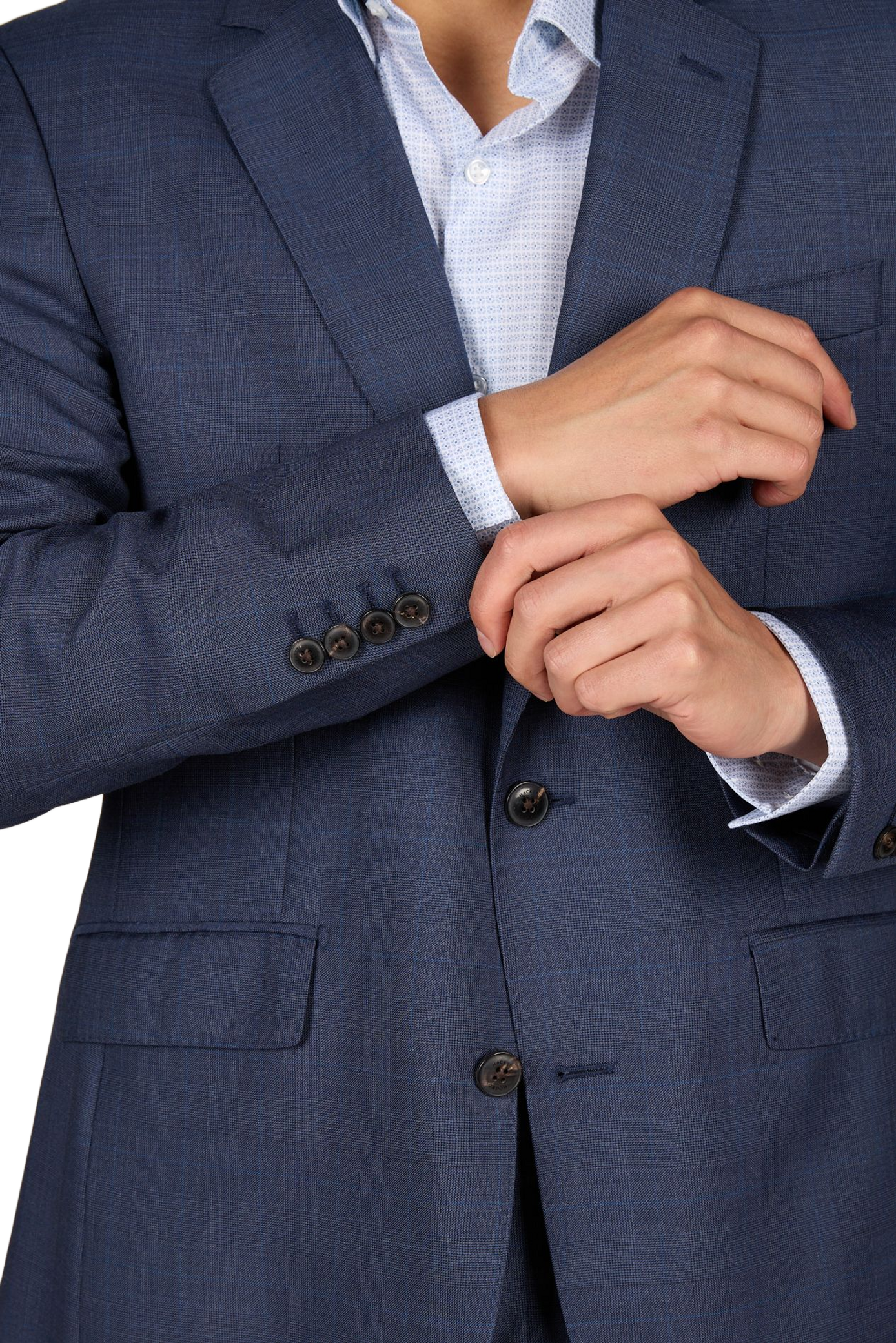 Tweedpak van wol HACKETT Blauw