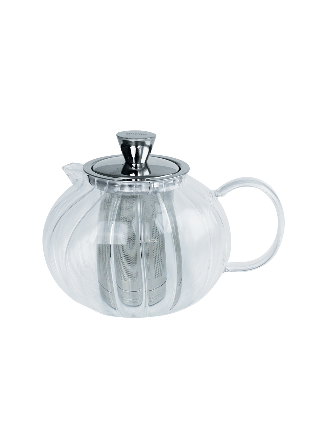 Théière Gyokuro en verre avec filtre dévissable CRISTEL Transparent