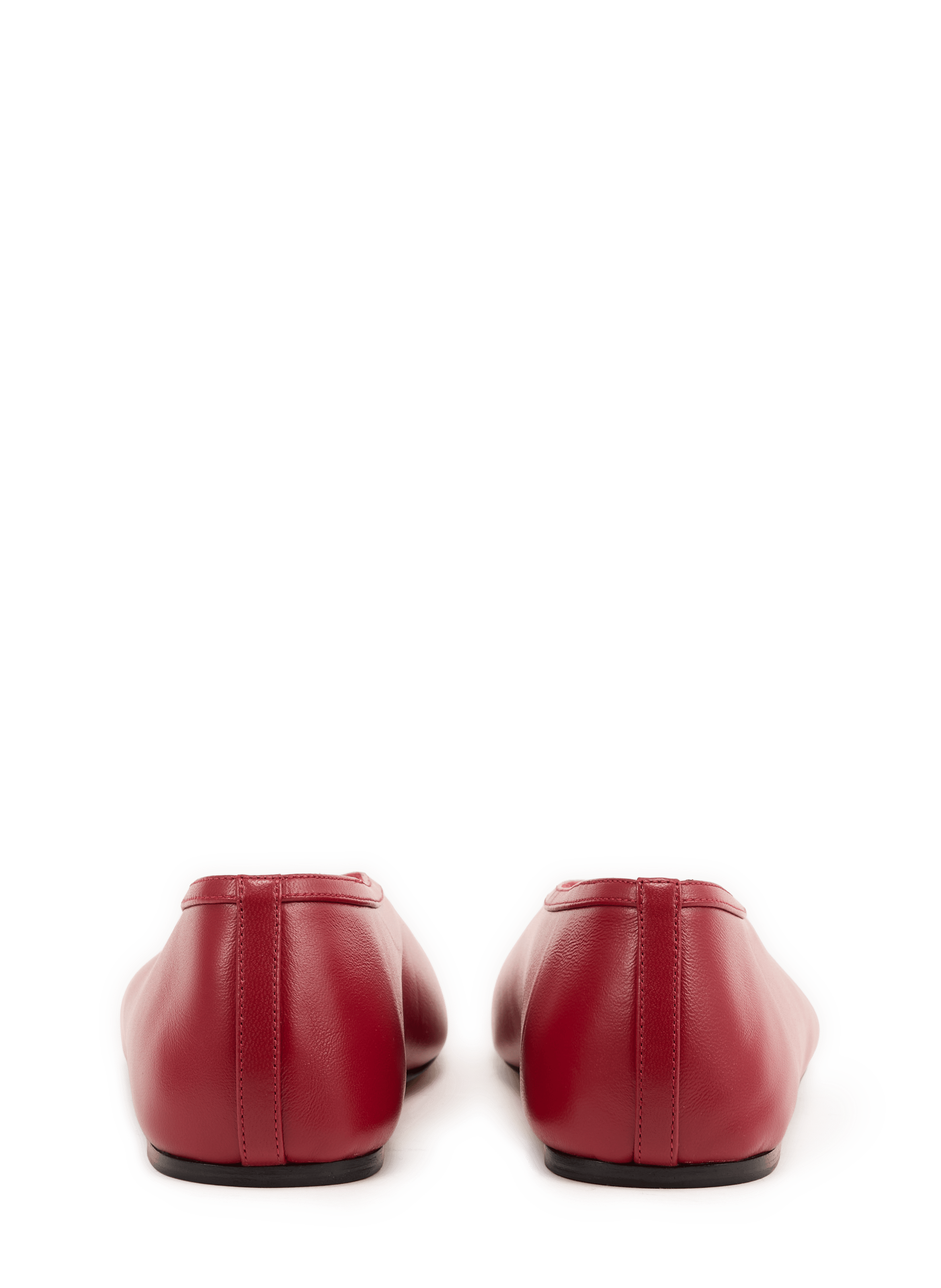 Sheepskin Luna Ballerina Flats | Red LE MONDE BÉRYL Women
