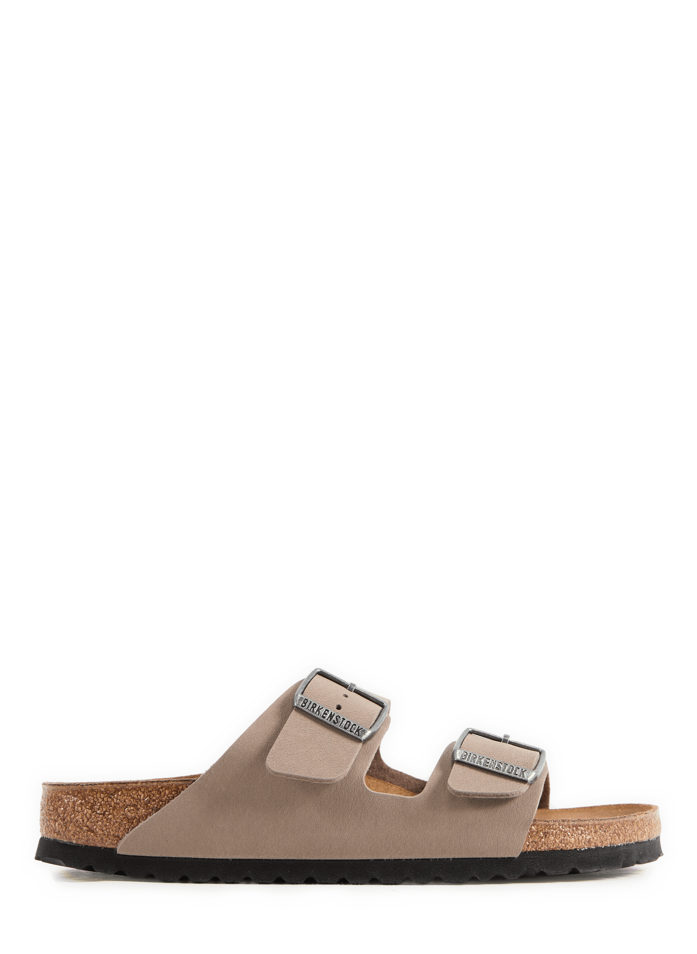 Flat leather sandals BIRKENSTOCK Beige