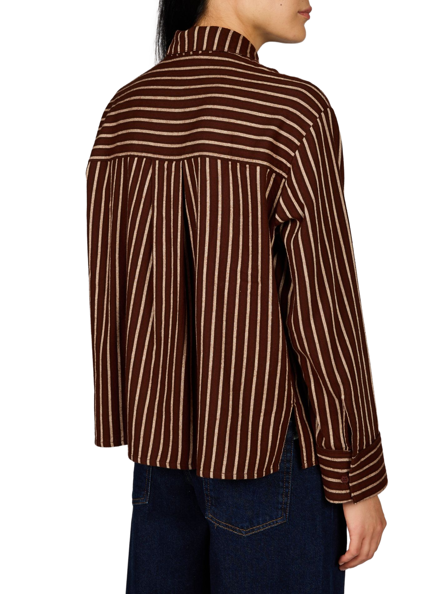 Manuela Oversize Baumwollhemd THINKING MU Mehrfarbig